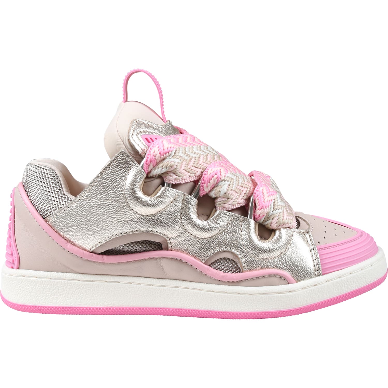 Lanvin Kids' Pink Sneakers For Girl In Rosa