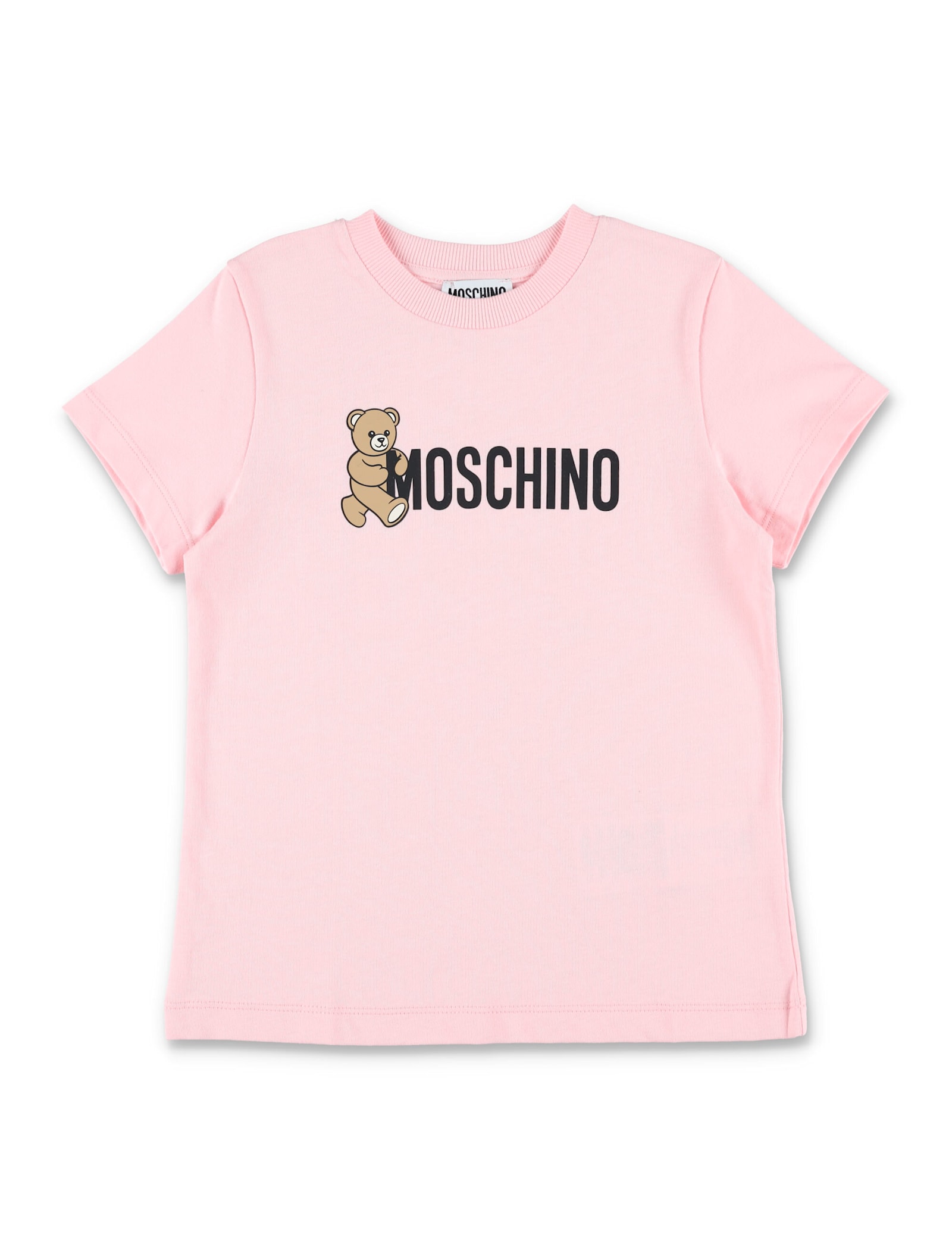 Moschino Kid - Logo T-shirt In Pink