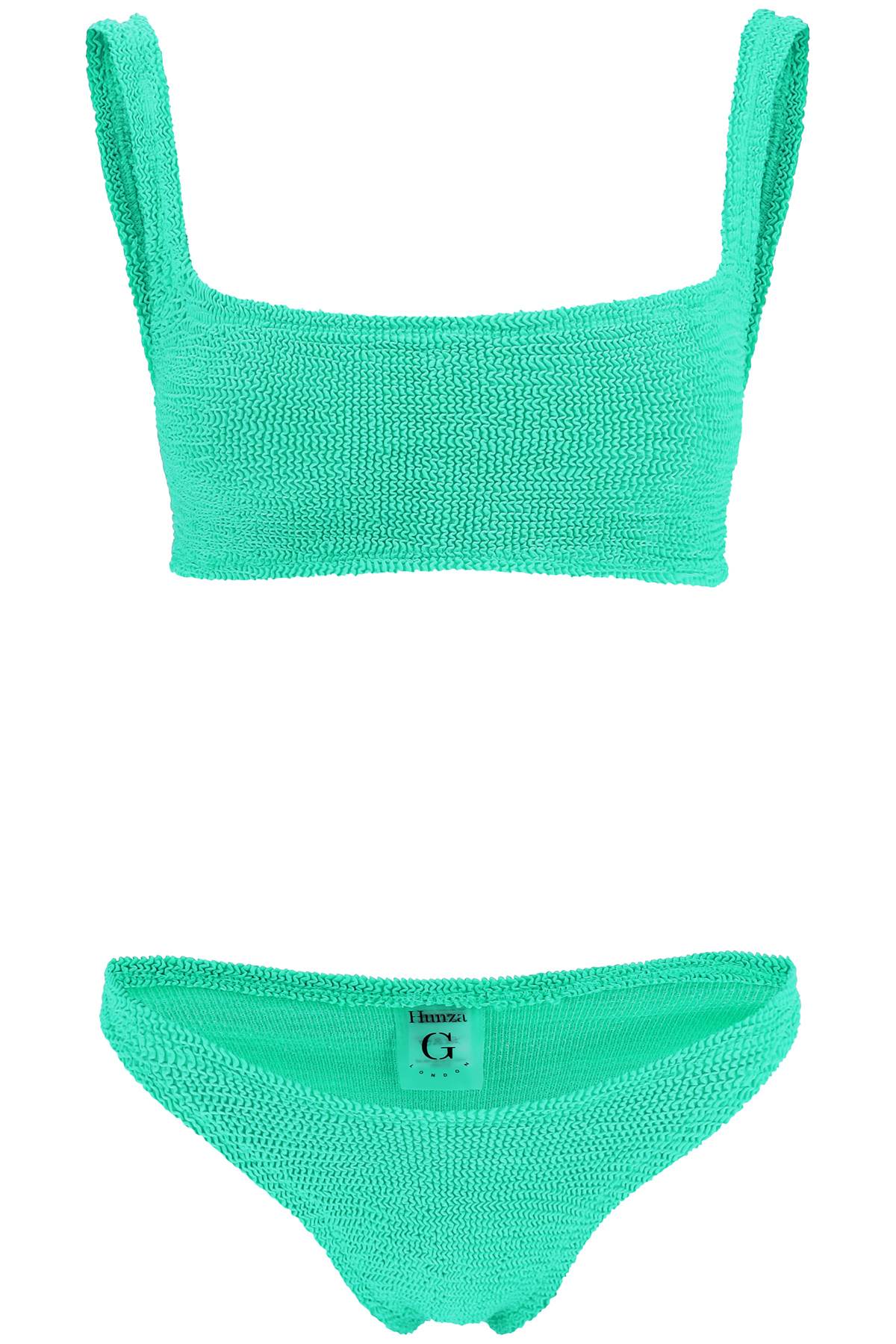 Shop Hunza G Xandra Bikini Set In Emerald (green)