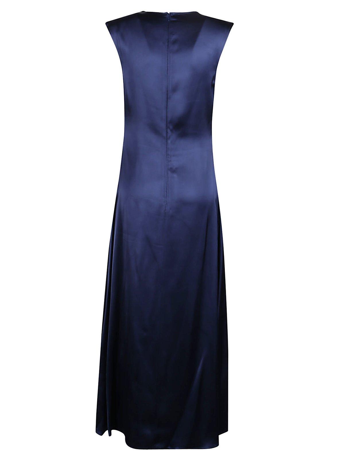 LOULOU STUDIO COPAN CUT-OUT MIDI DRESS
