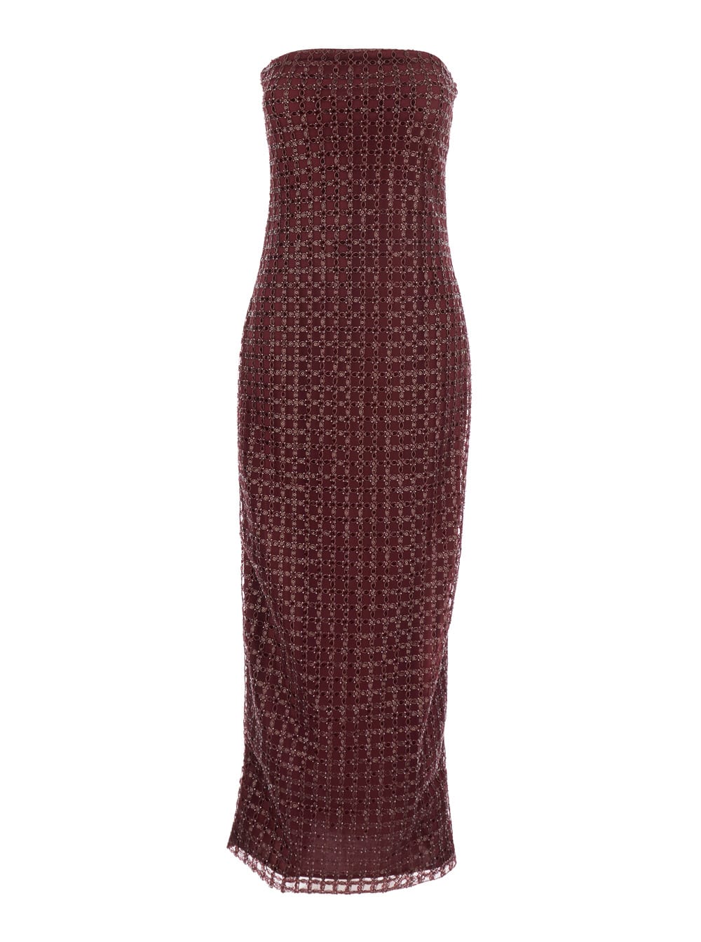 Beaded Maxi Tube Dress