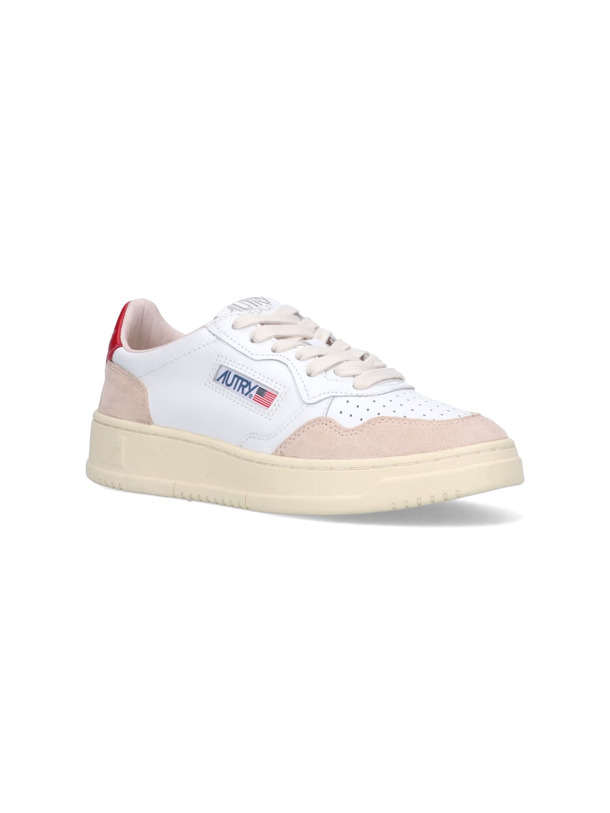 Shop Autry Medalist 01 Low Sneakers In White