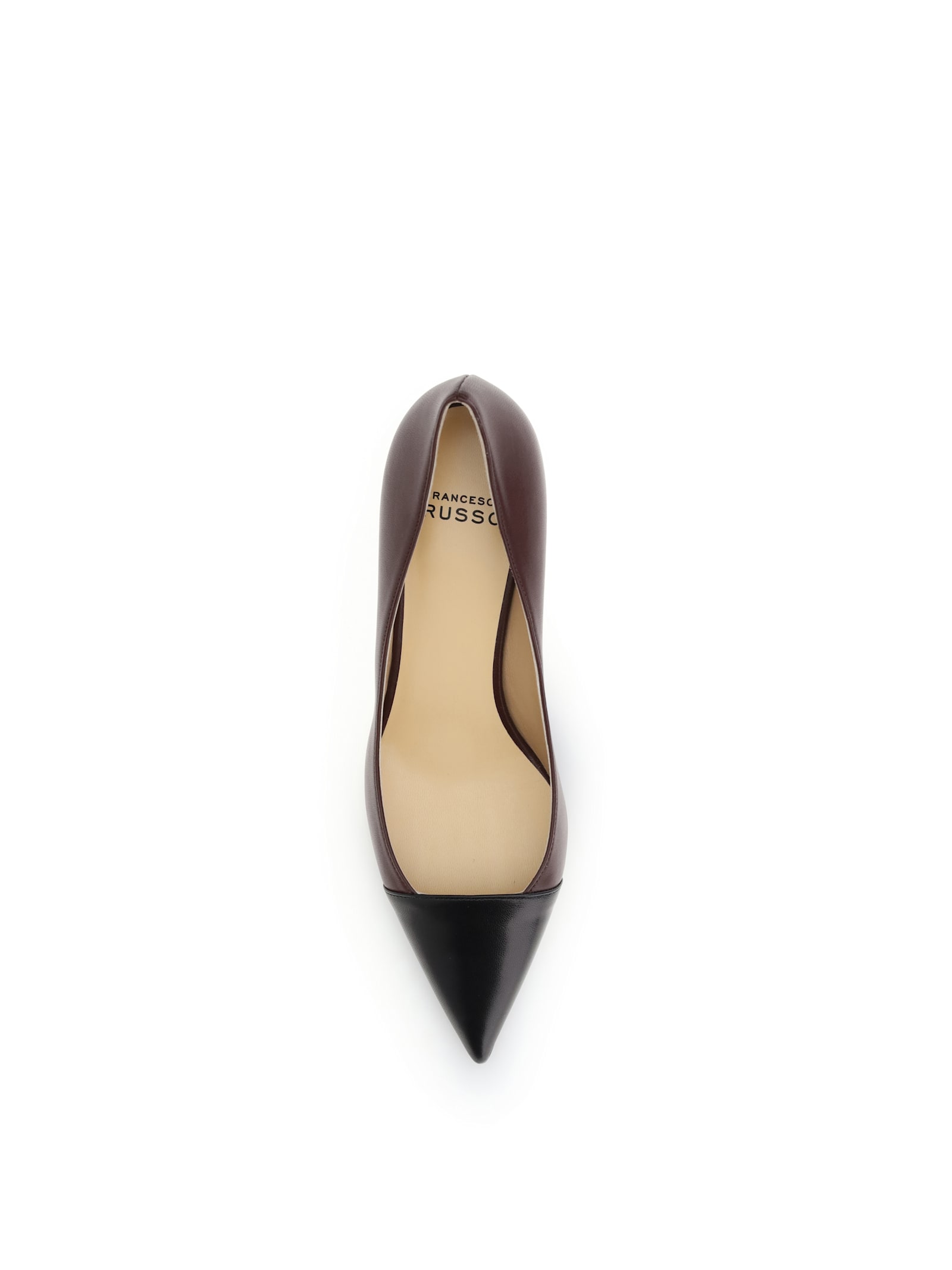 Francesco Russo 55mm Leather Pointed-toe Pumps In Brown