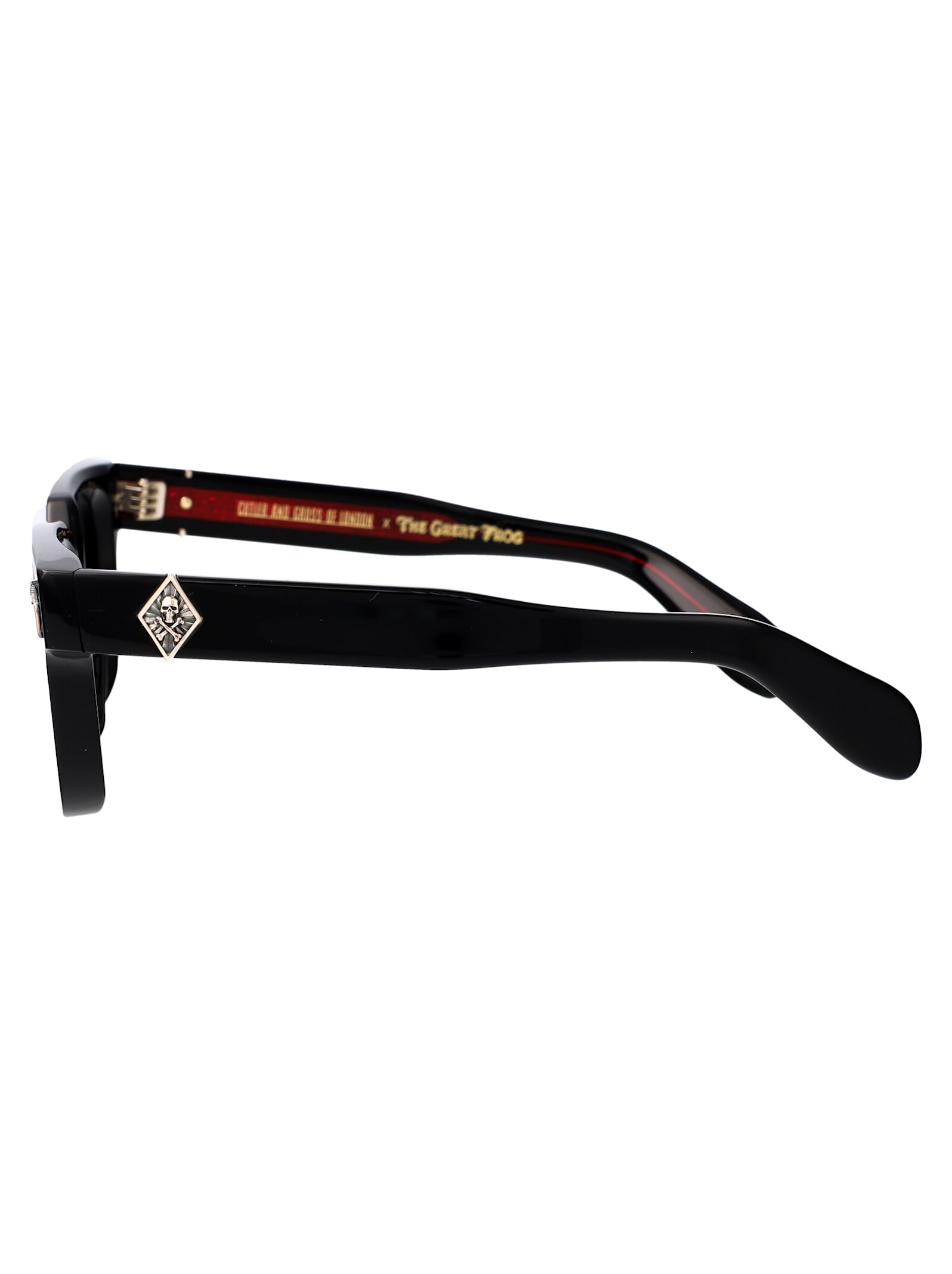 Shop Cutler And Gross The Great Frog - 007 Sunglasses In 01 Black
