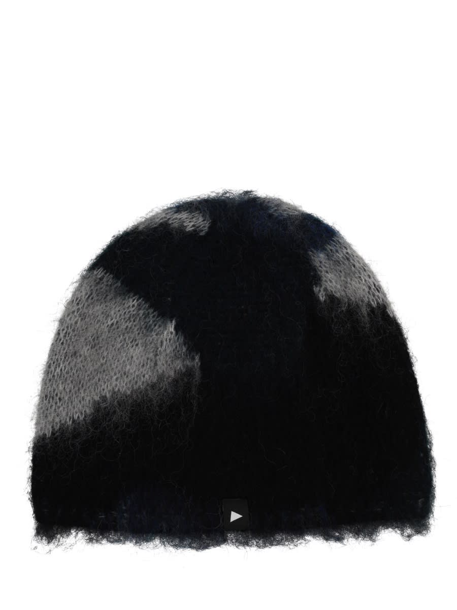 And Wander Wool Blend Beanie In Black