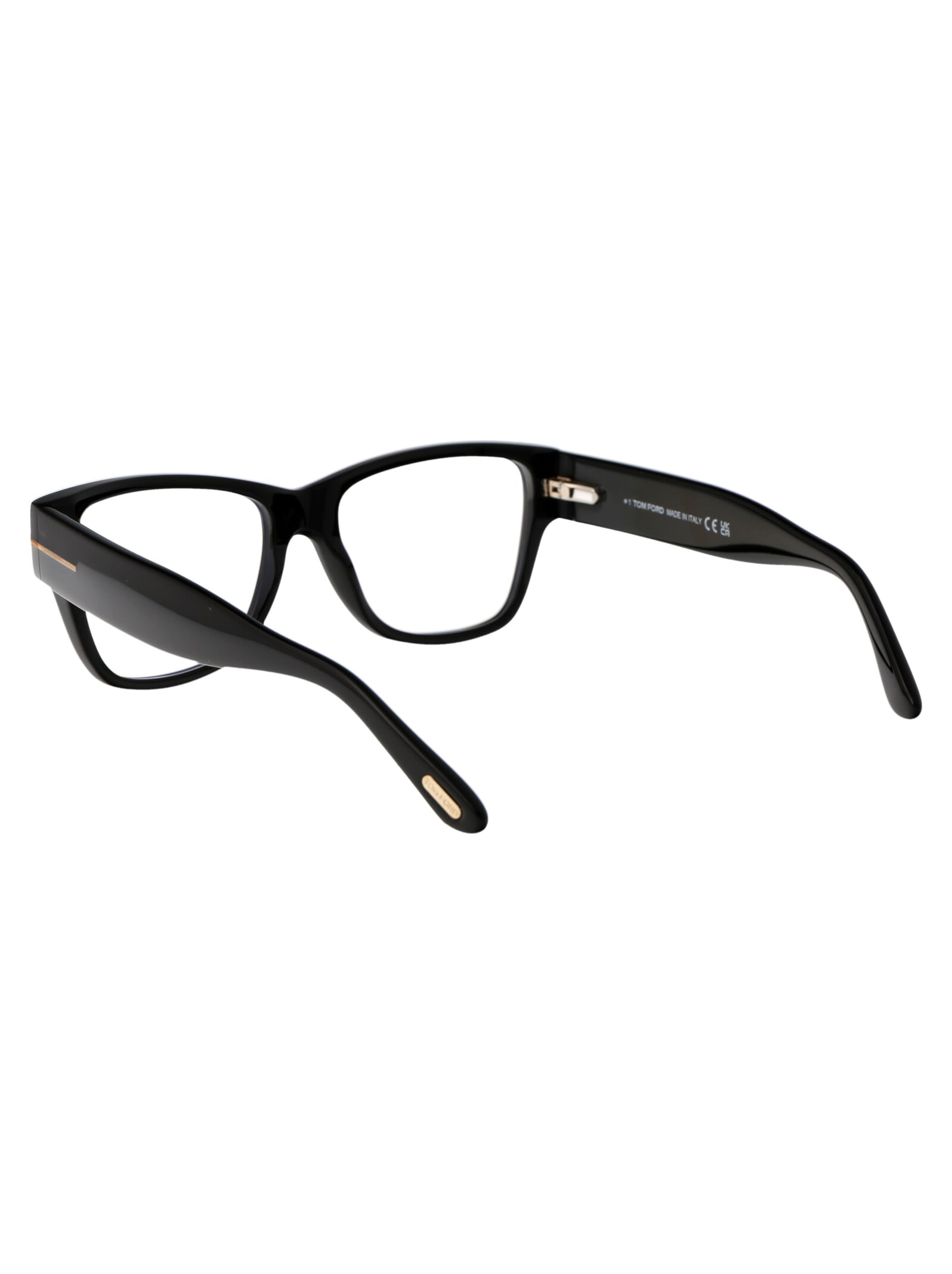 Shop Tom Ford Ft5878-b Glasses In 001 Nero Lucido