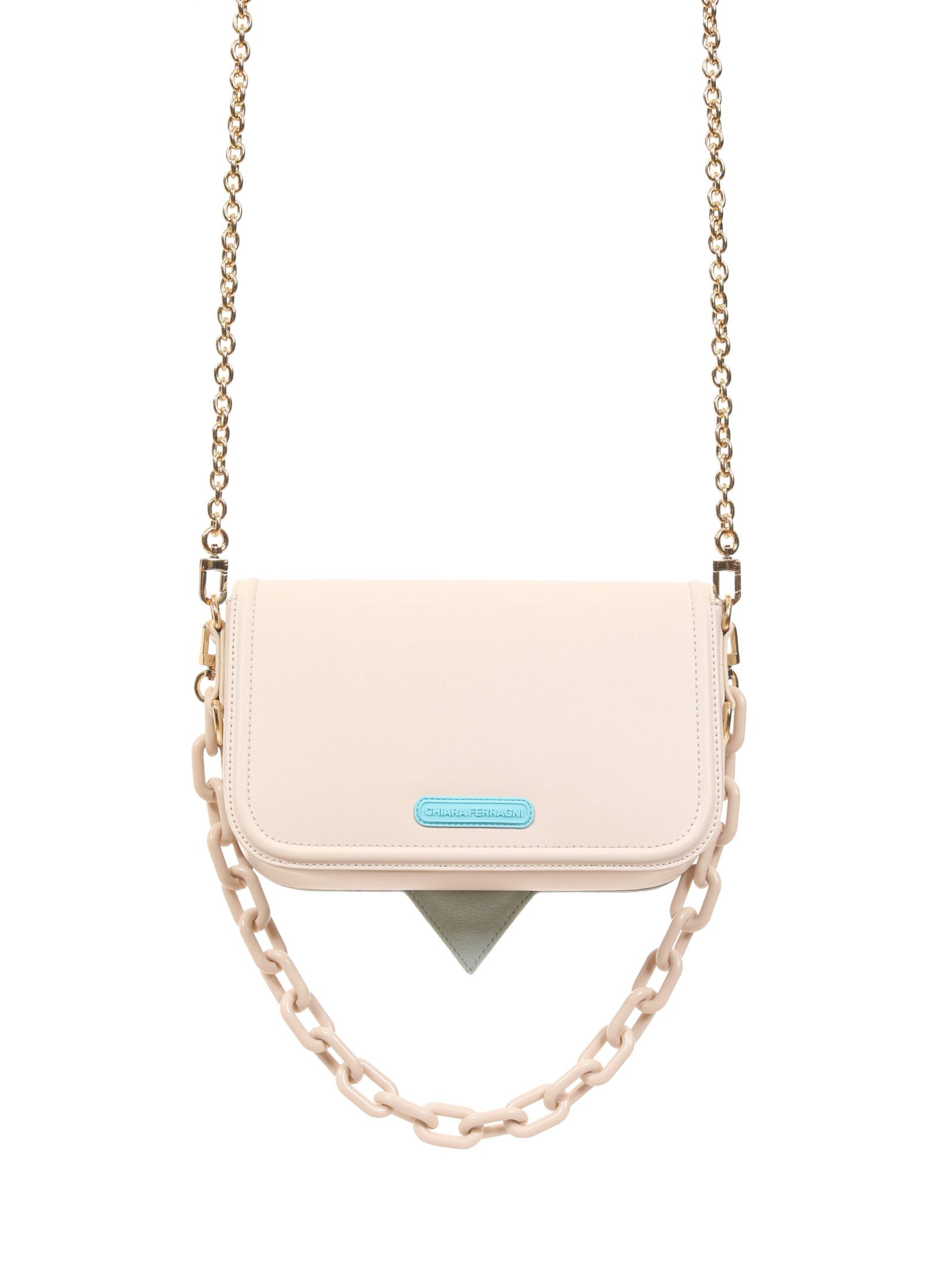 Chiara Ferragni Pink Shoulder Bag In Pink