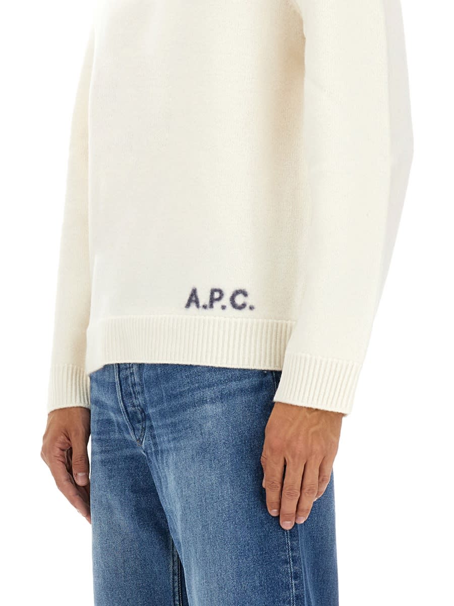 Apc A.p.c. Jersey Edward In White