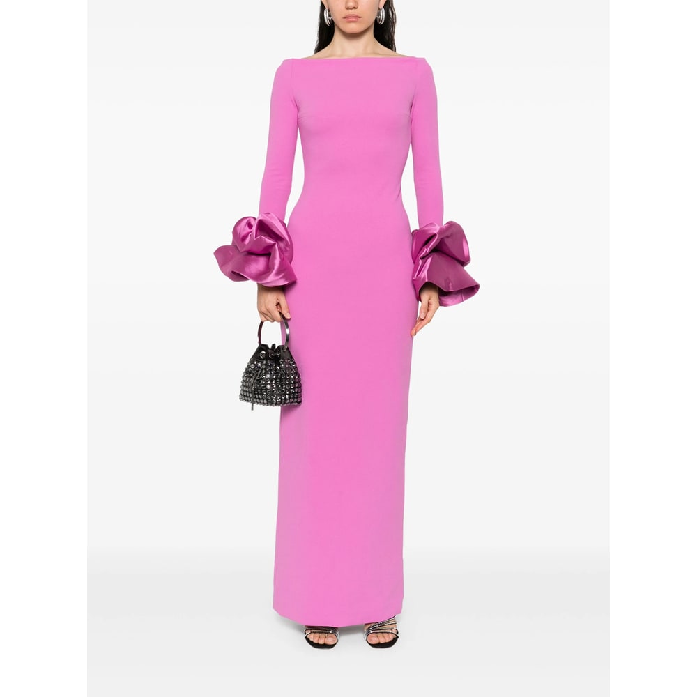 Solace London Talia Maxi Dress In Pink