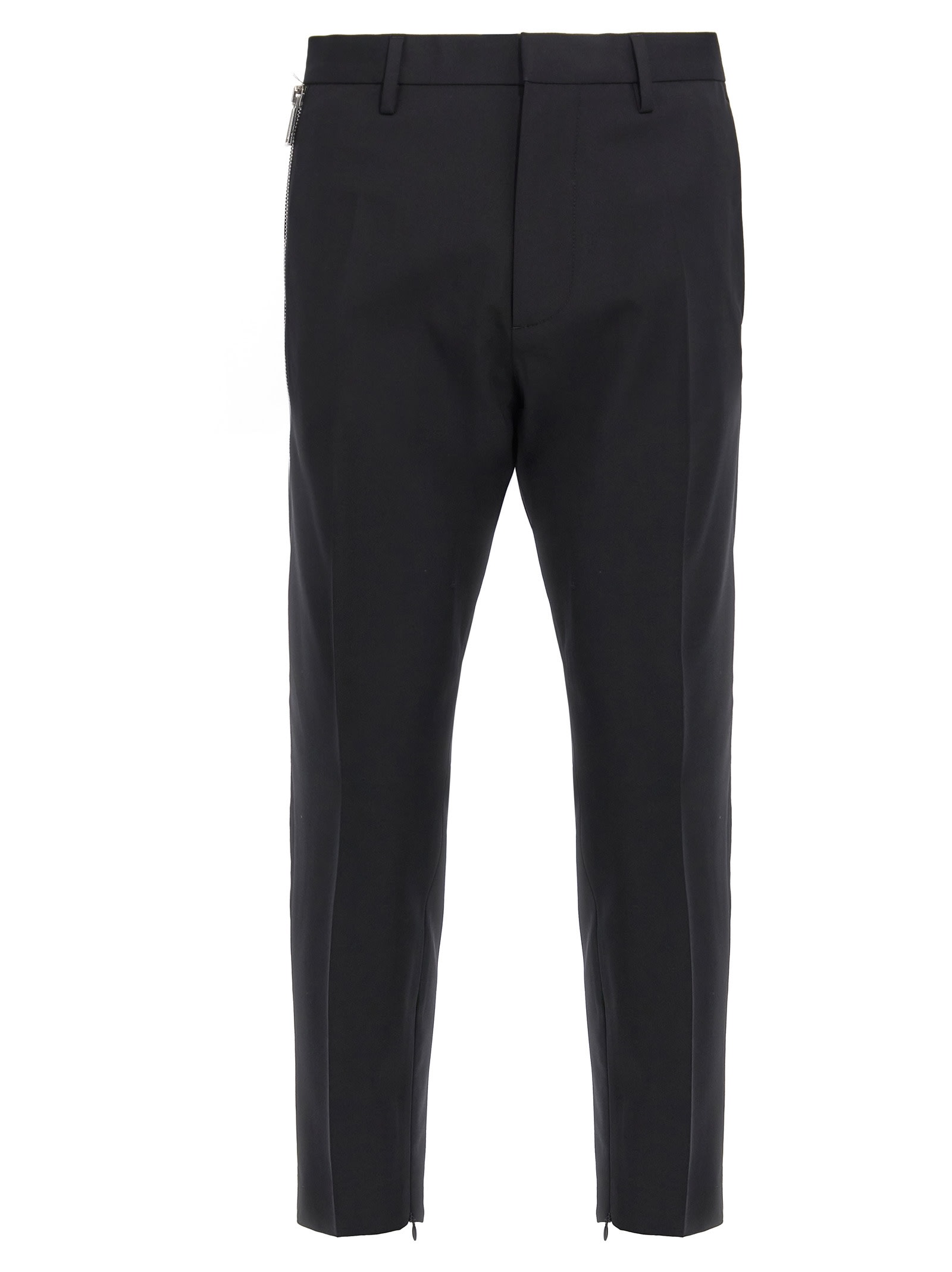 DSQUARED2 D2 HEADQUARTER SKINNY TECHNO PANTS 