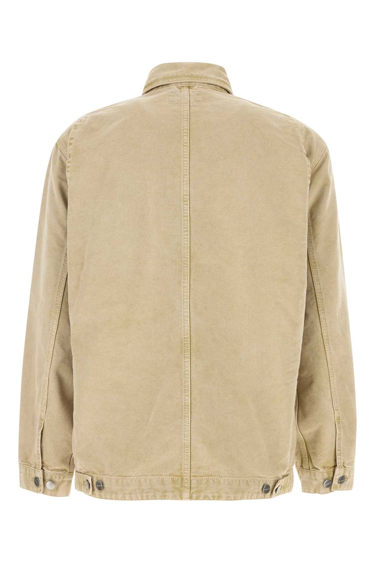 Carhartt Og Arctic Jacket In Denim Beige Uomo In Neutral