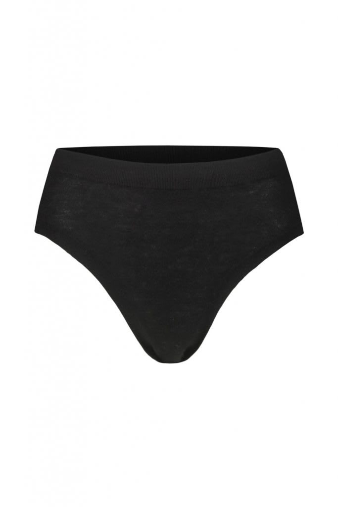 Frenckenberger Cashmere Panties In Black Olive
