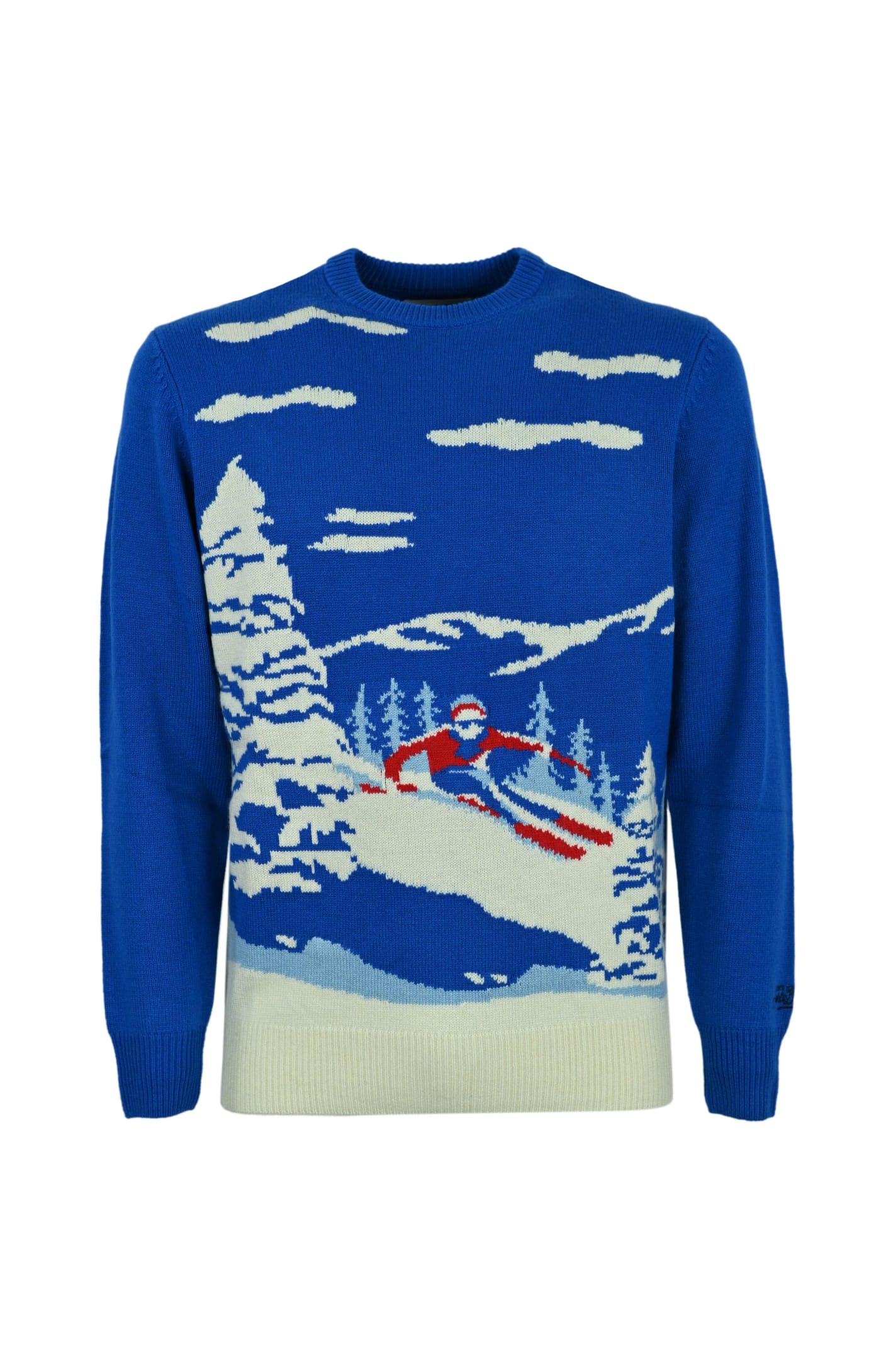 MC2 Saint Barth Sweater With Ski Postcard