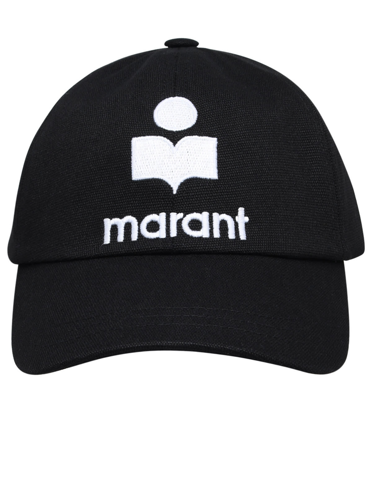 Shop Marant Etoile Black Cotton Tyron Hat In Nero