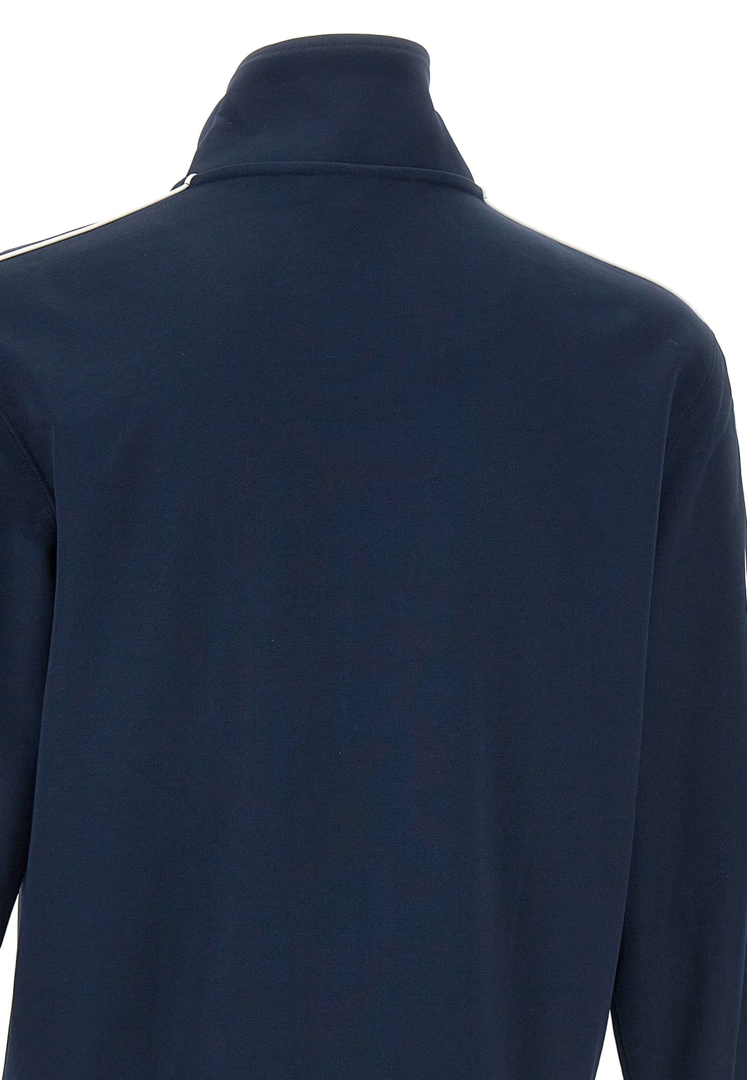 Shop Lacoste Cotton Blend Sweatshirt In Blue