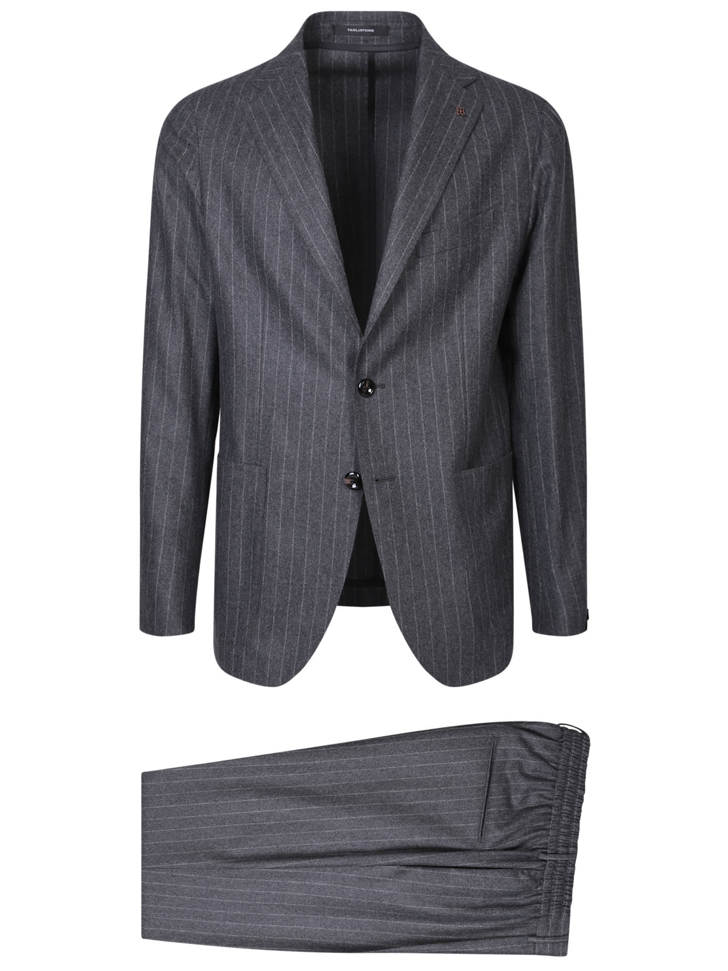 Grey Pinstripe Suit