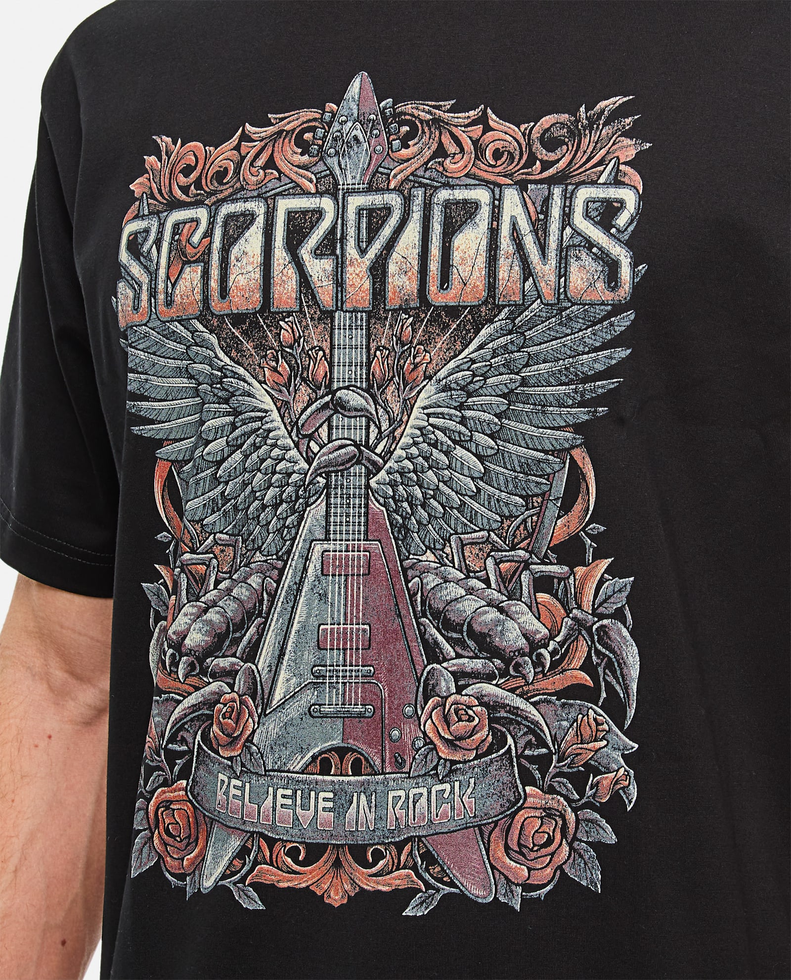 Junya Watanabe Men T-shirt Scorpions X Comme Des Garçons In Black