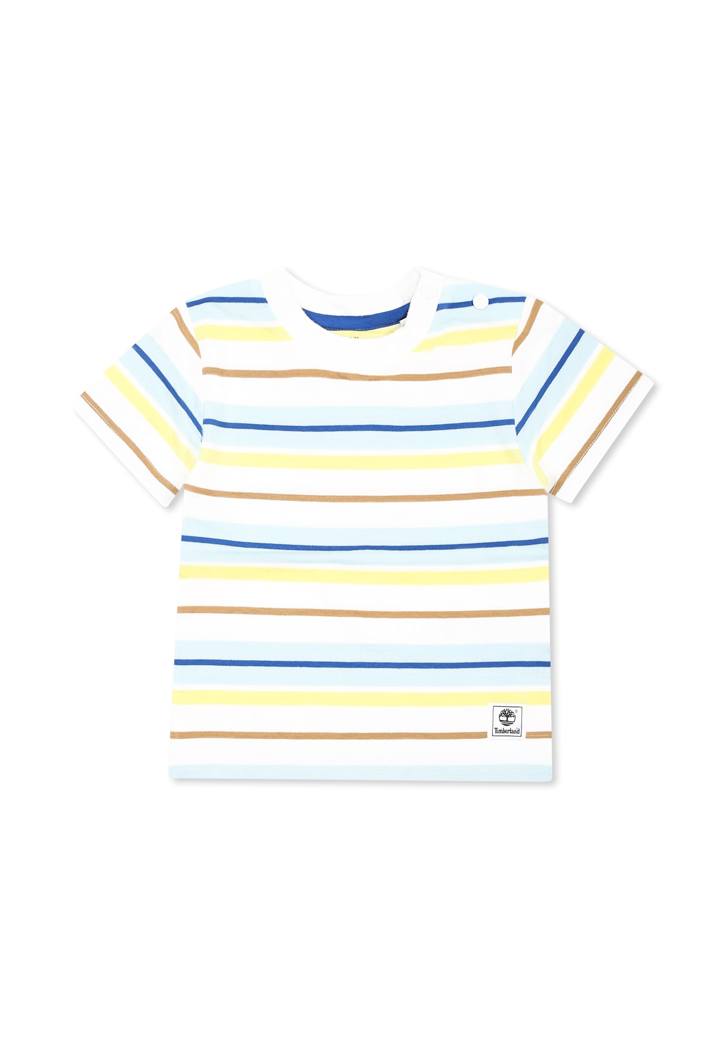 Timberland Multicolor T-shirt For Baby Boy With Logo In Multicolor