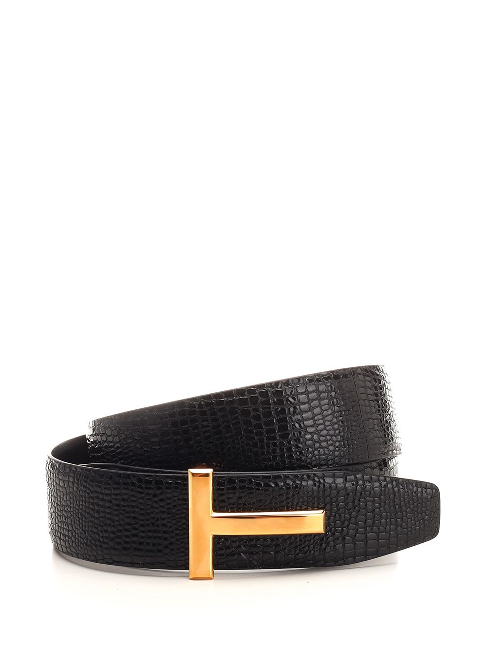 Shop Tom Ford T Belt In Black