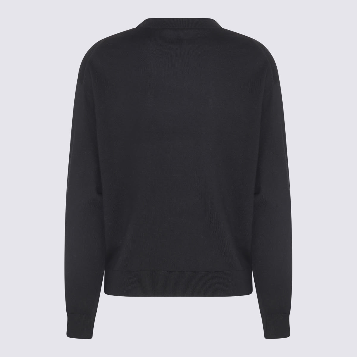 Shop Kenzo Black Wool Logo Sweater