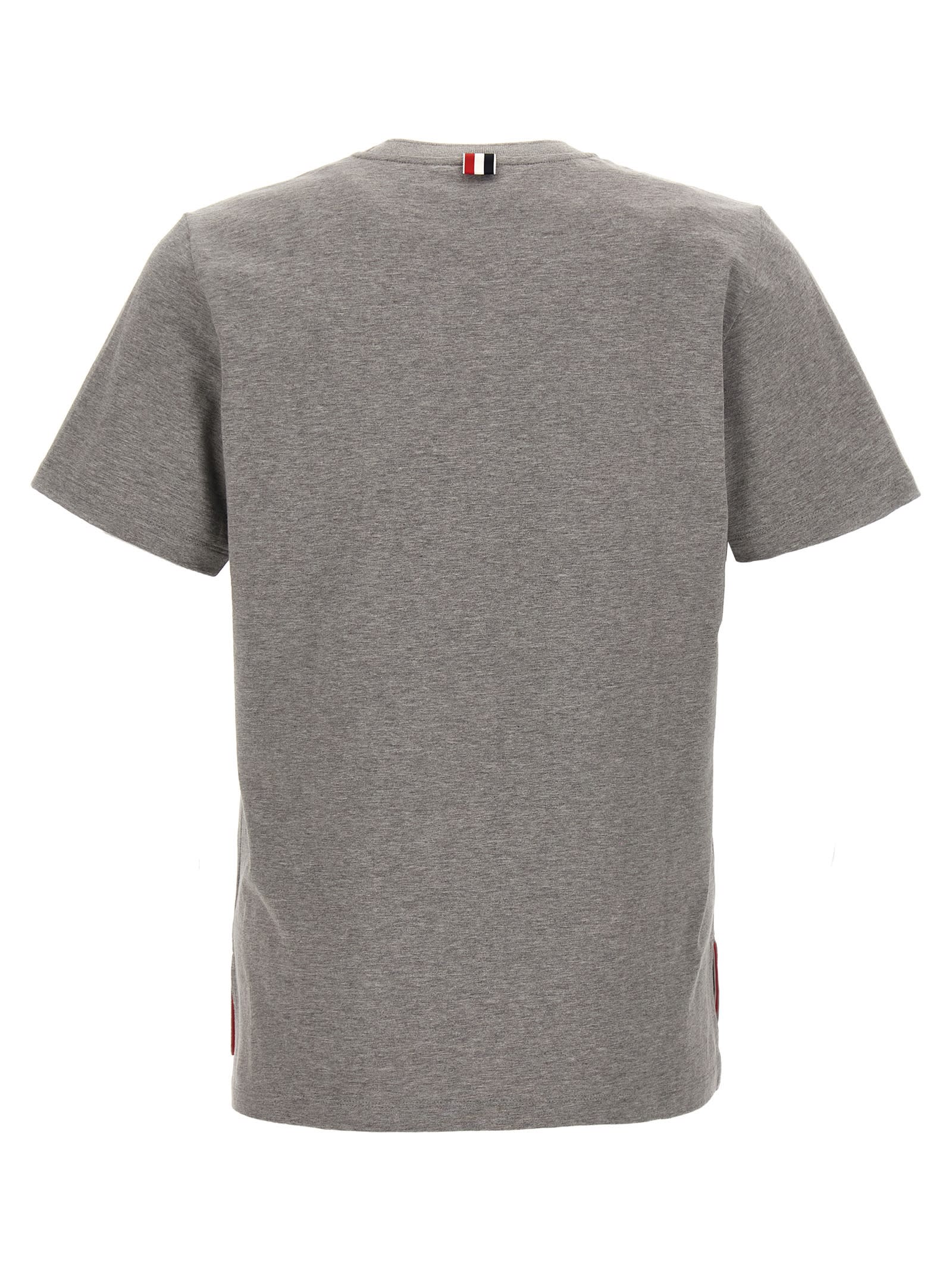 Shop Thom Browne Relaxed T-shirt In Gray