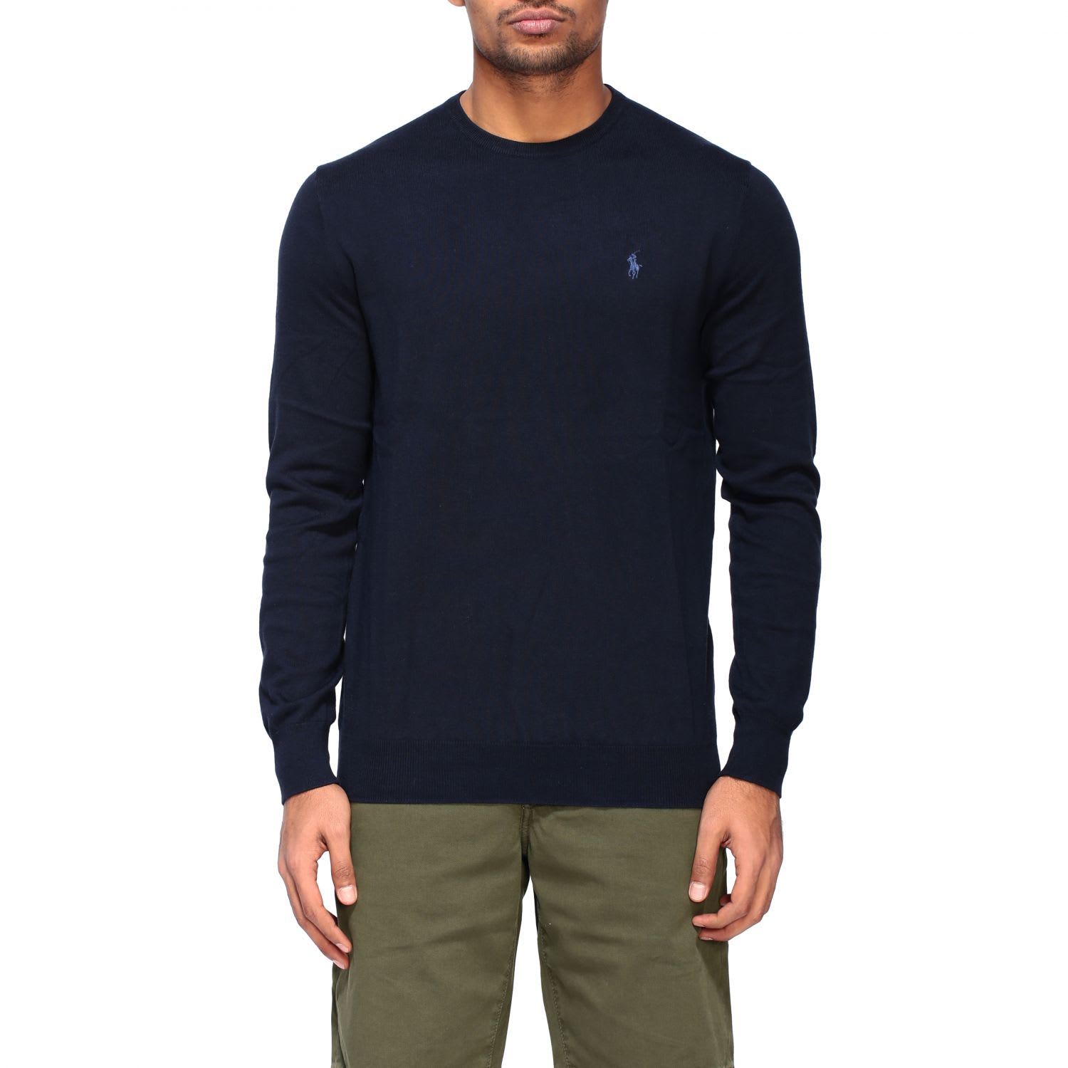 POLO RALPH LAUREN CREW NECK SWEATER WITH LOGO,11272467