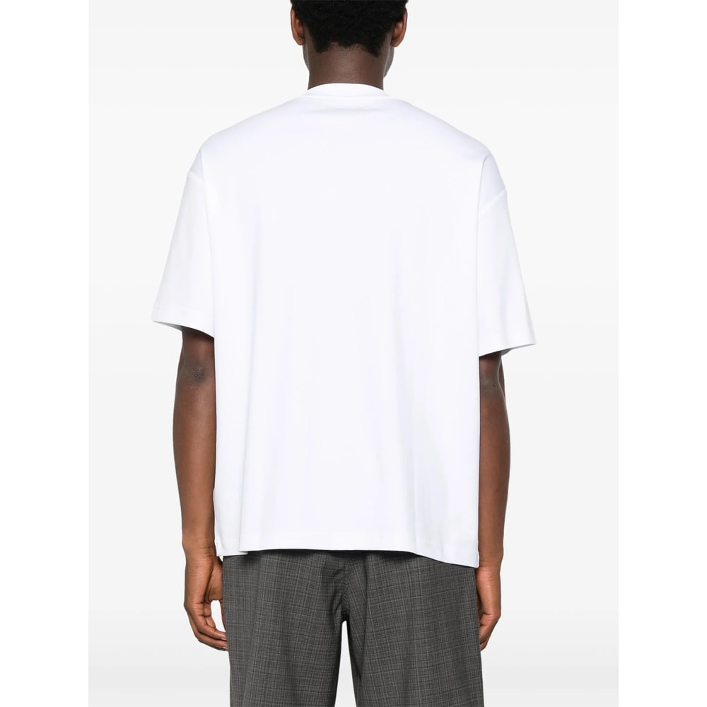 Calvin Klein T Shirt In Cotone In White