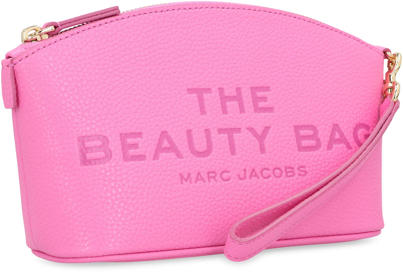 Marc Jacobs The Beauty Bag Leather In Pink