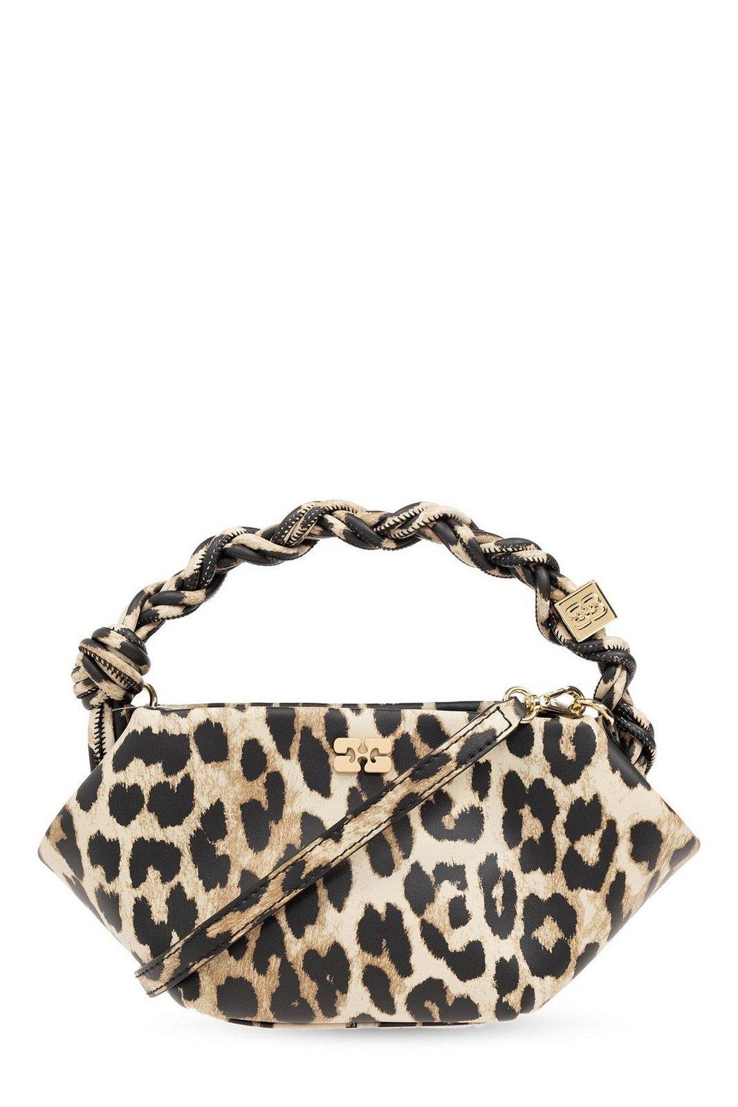 Leopard Printed Mini Tote Bag