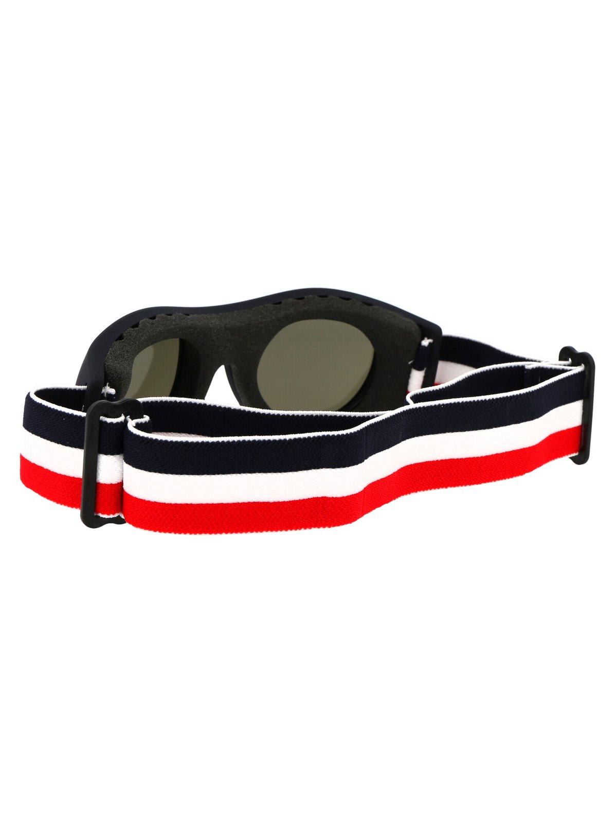 Shop Moncler Shield Mountaineering Goggles In 92c