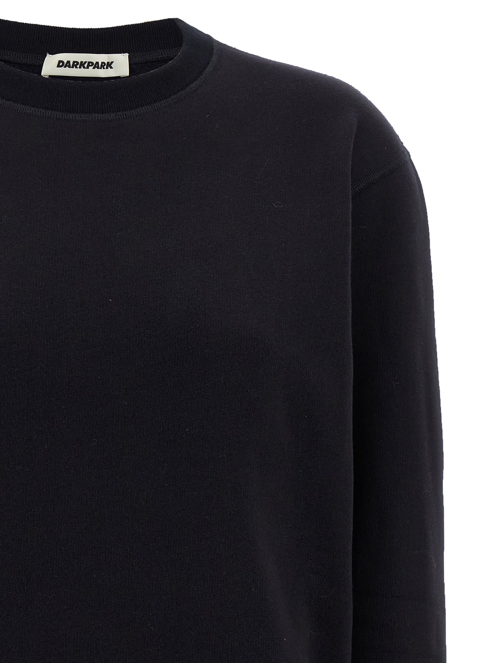 Darkpark You Ll Never Take Me Off Crew-neck Sweatshirt In Blue