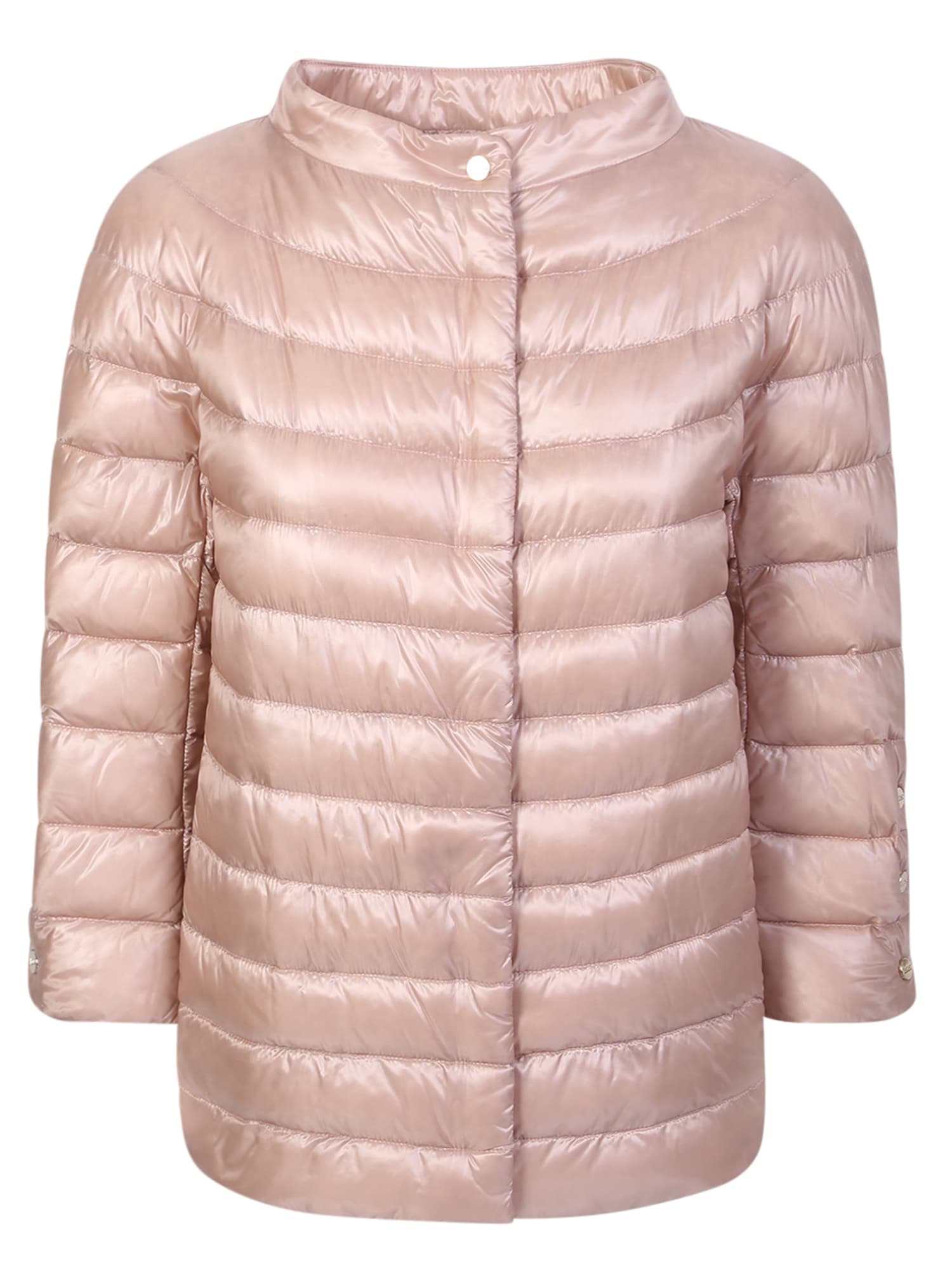 Shop Herno Pink Puffer Jacket