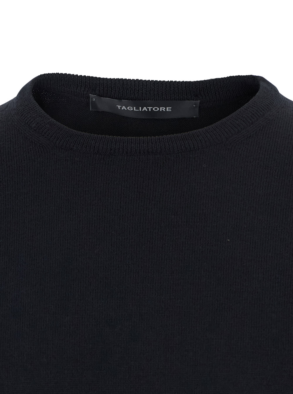 Tagliatore Girocollo In Merinos In Black