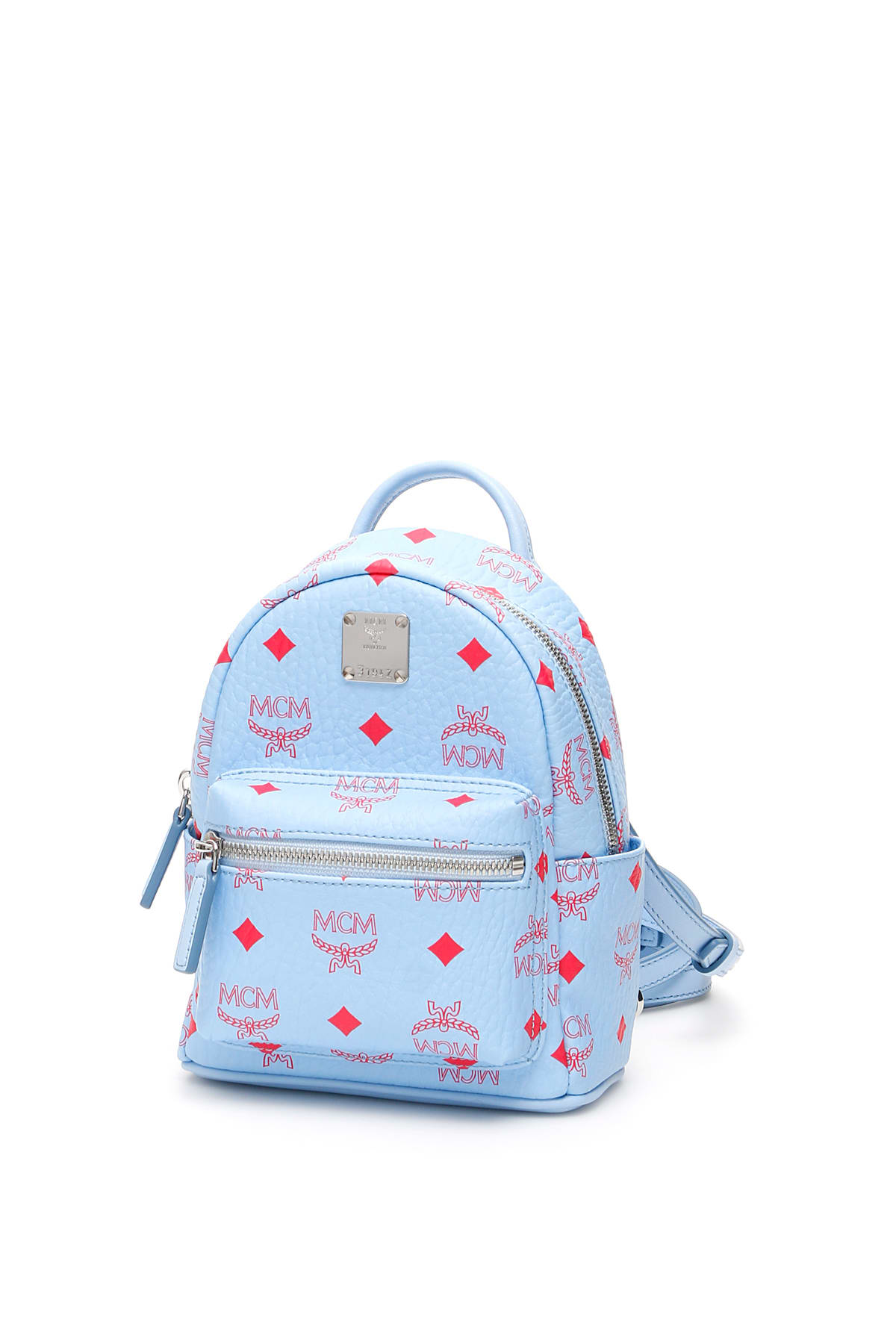 Stark cloth backpack MCM Blue in Cloth - 23390192