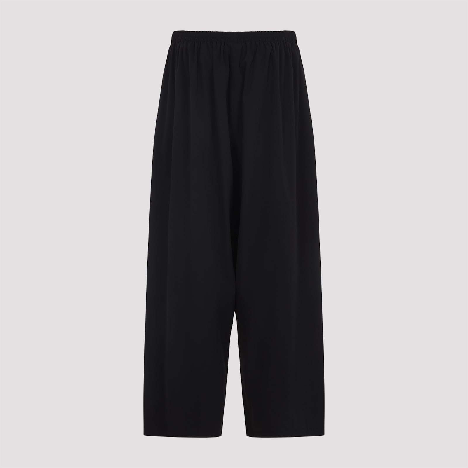 Balenciaga Elastic Waistband Tracksuit Pants In Black