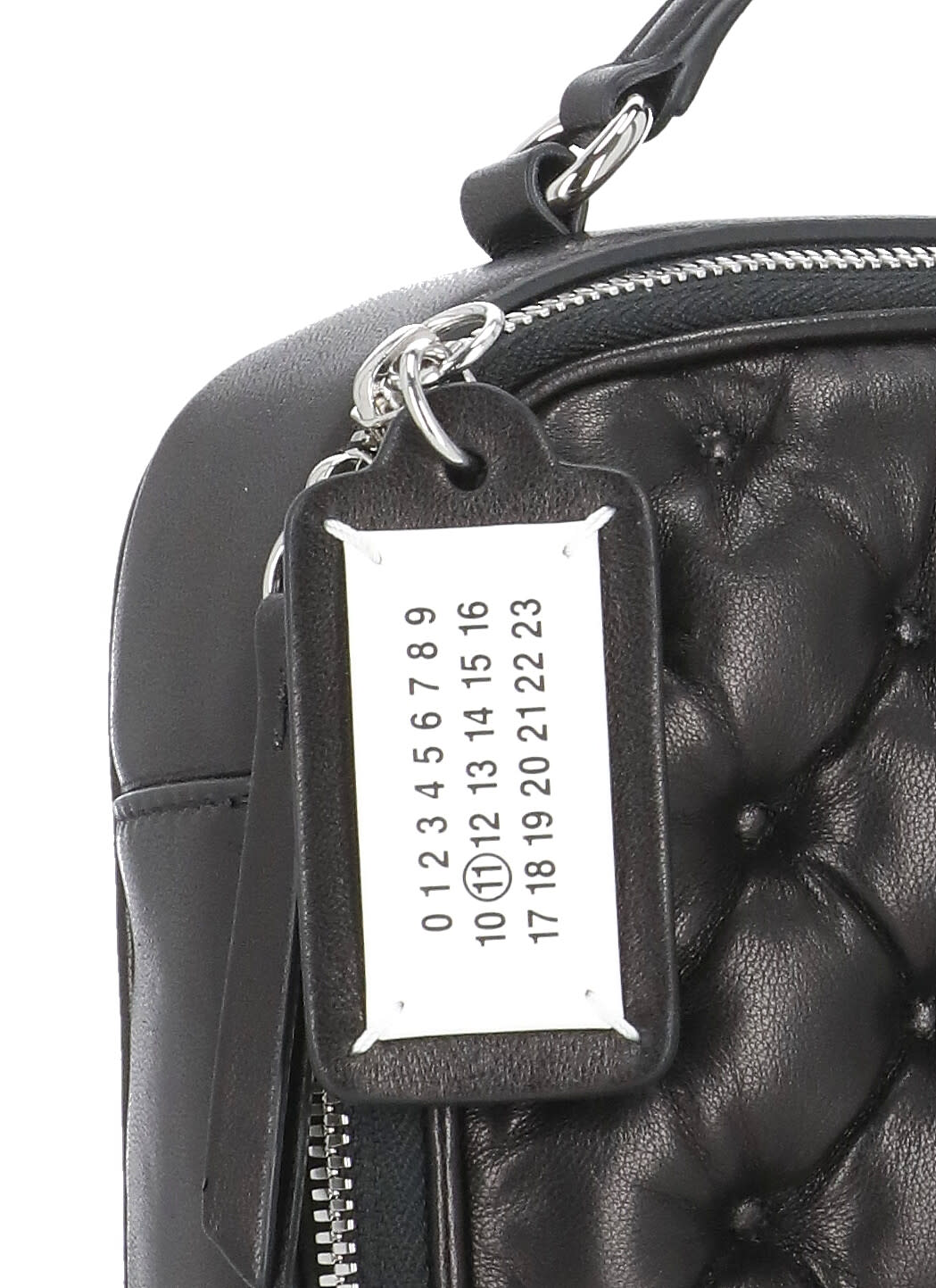 Maison Margiela Glam Slam Padded Medium Tote Bag In Black
