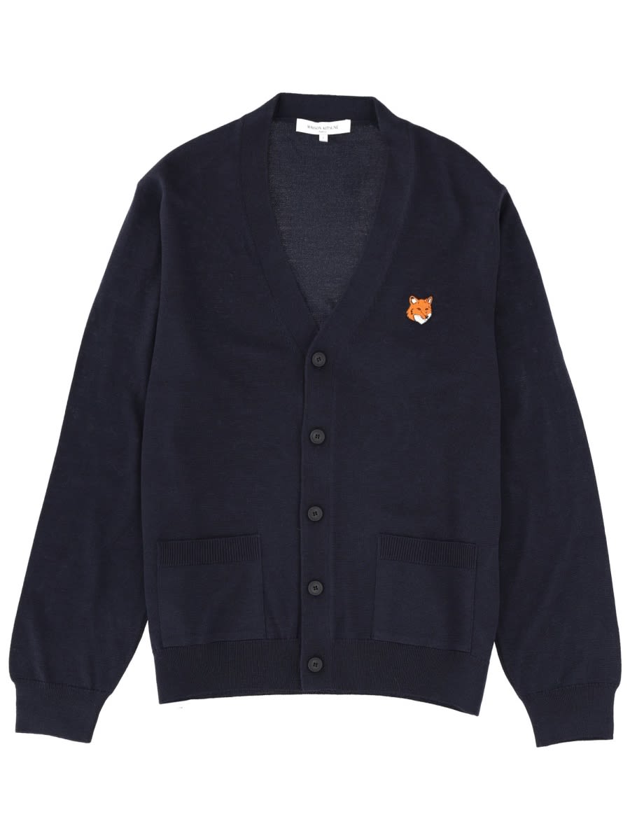 Maison Kitsuné fox Head Cardigan