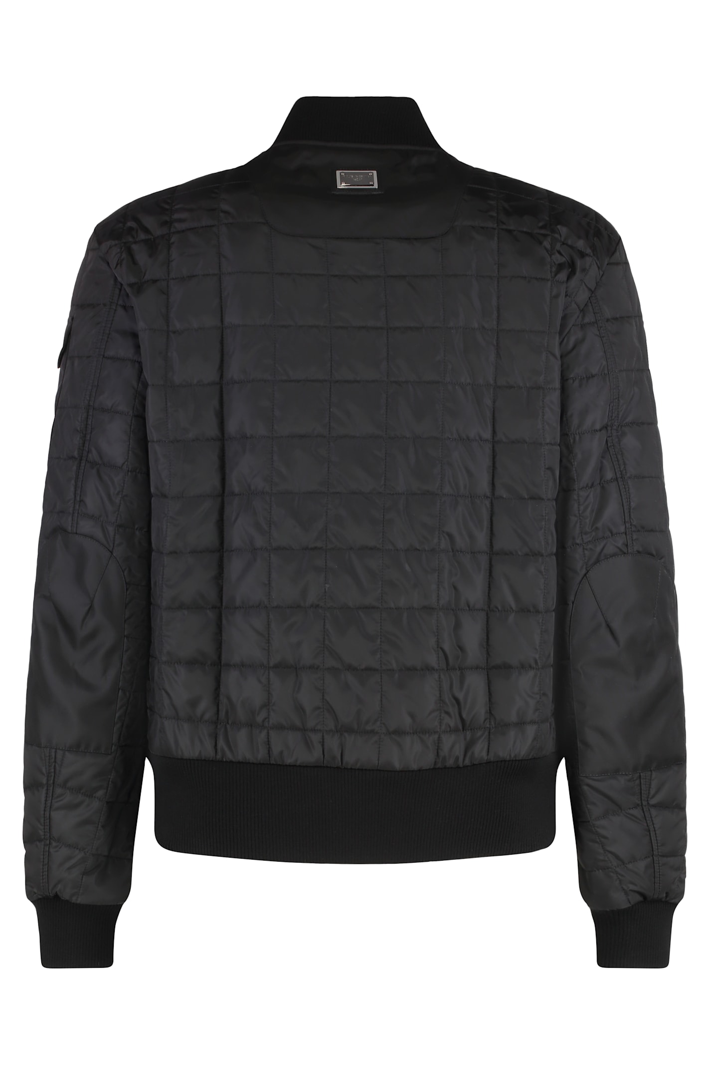 Dolce & Gabbana Quilted Bomber Jacket In Black