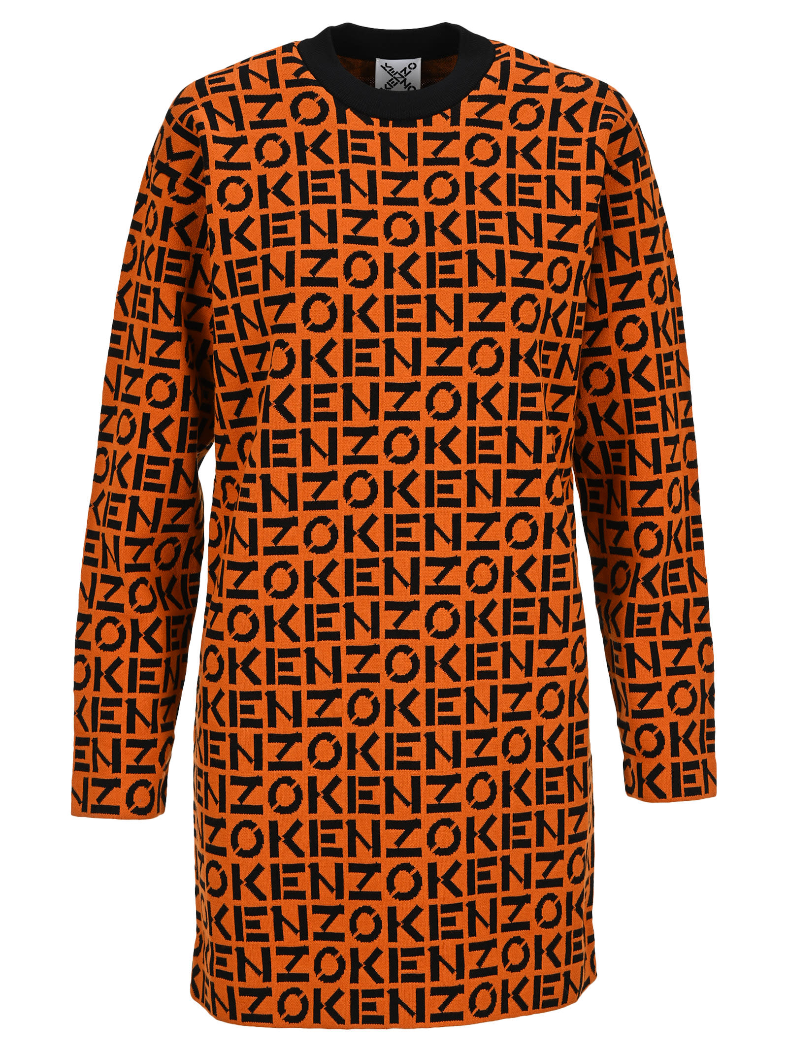Kenzo Monogram Knitted Dress