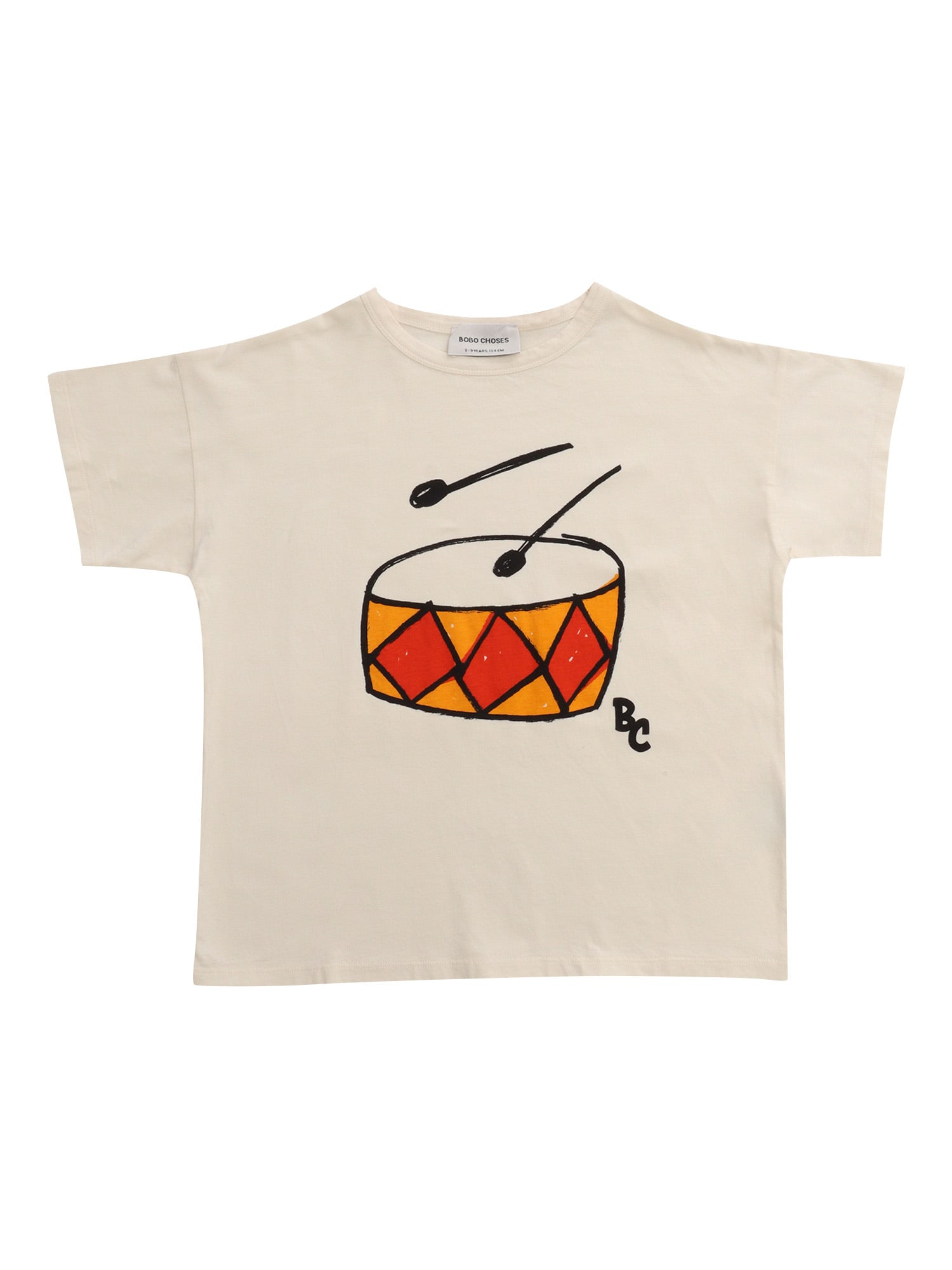 Bobo Choses Kids' White T-shirt With Pattern