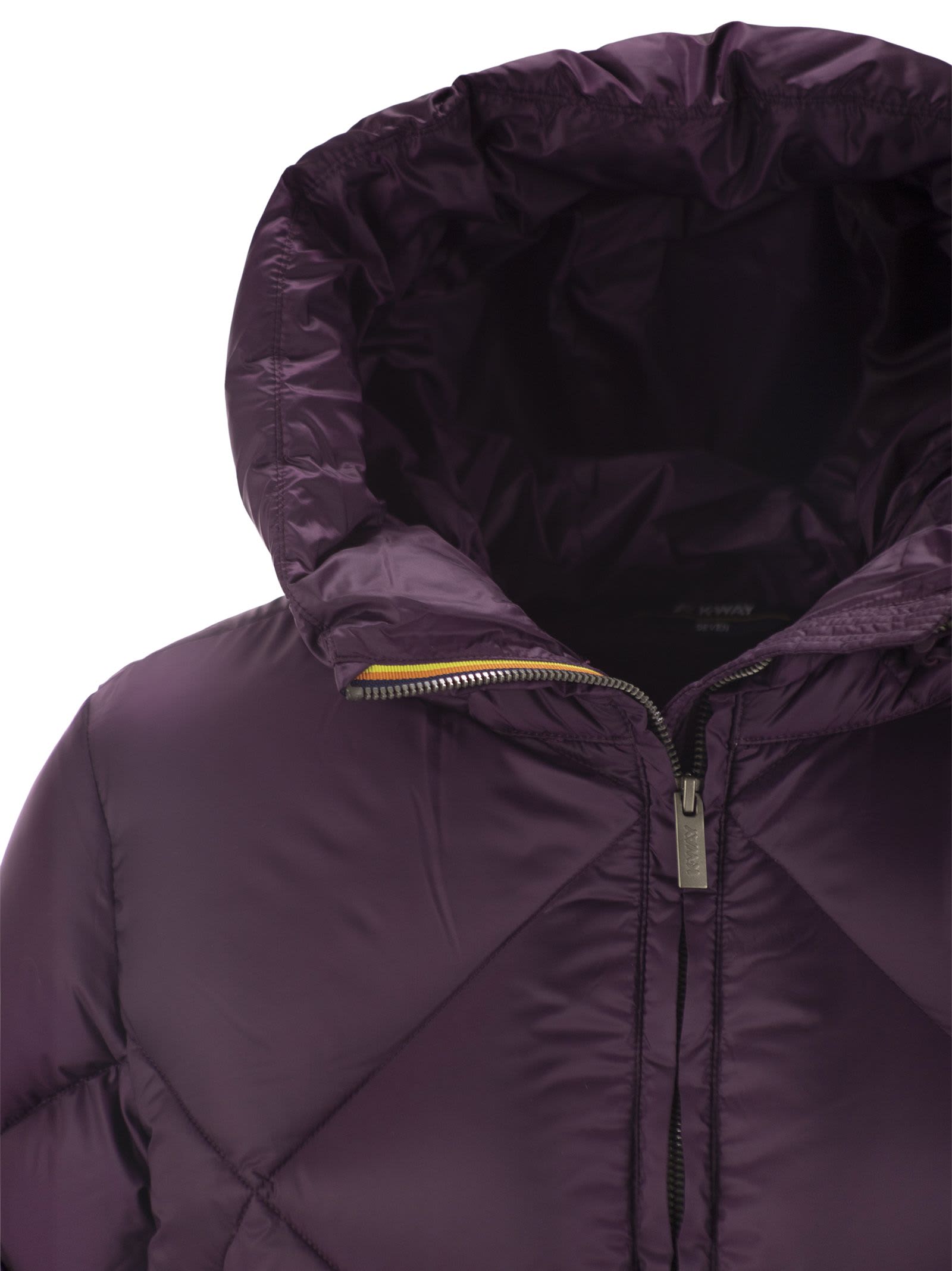 K-way K Way Ninev Down Jacket In Purple
