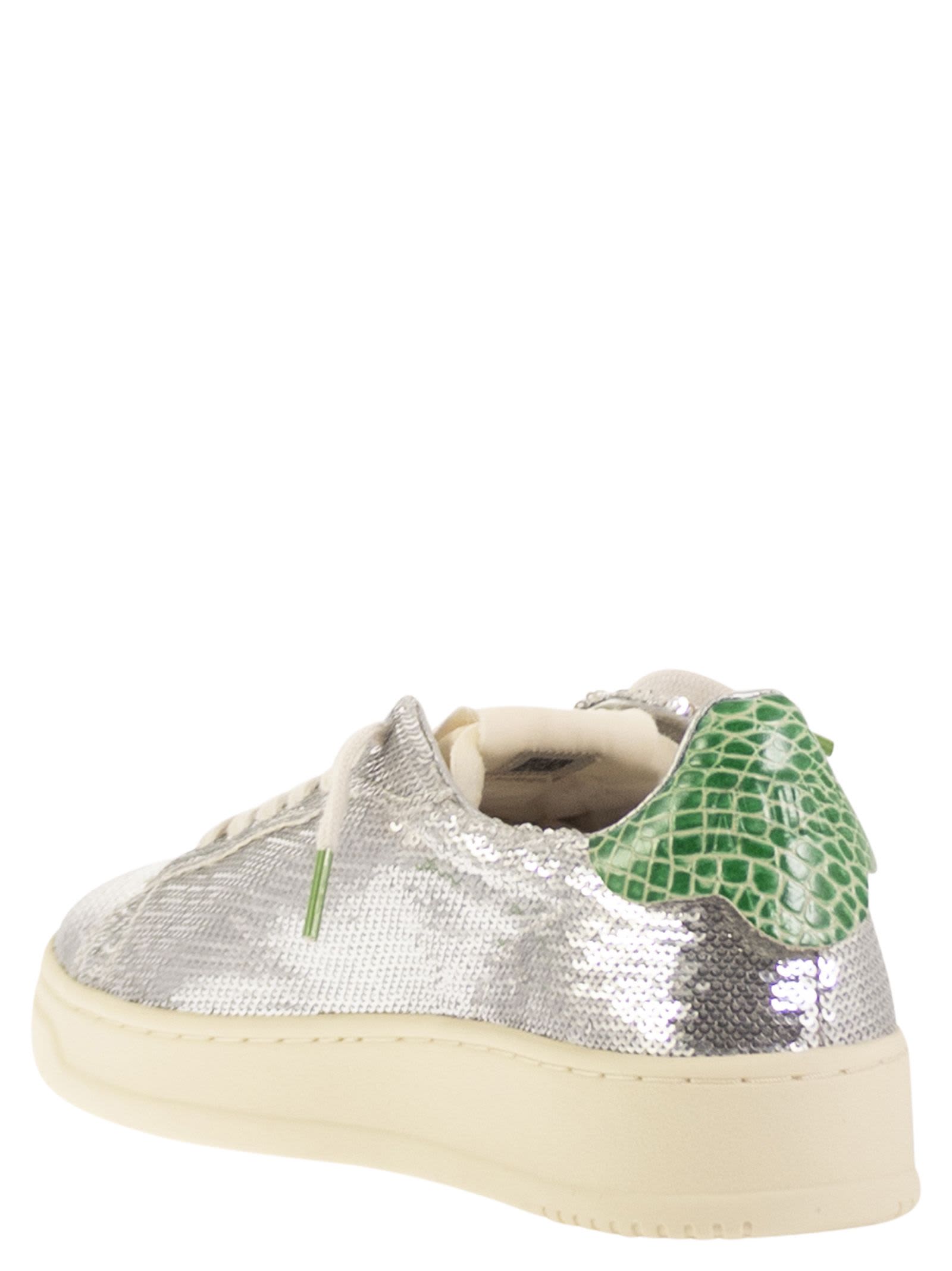 Autry Dallas - Sequinned Trainers In Multi