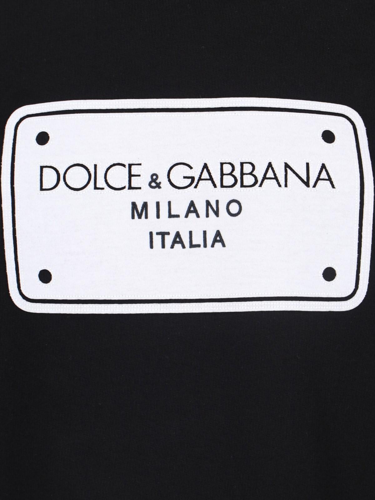 Shop Dolce & Gabbana Logo Sweatshirt In Black