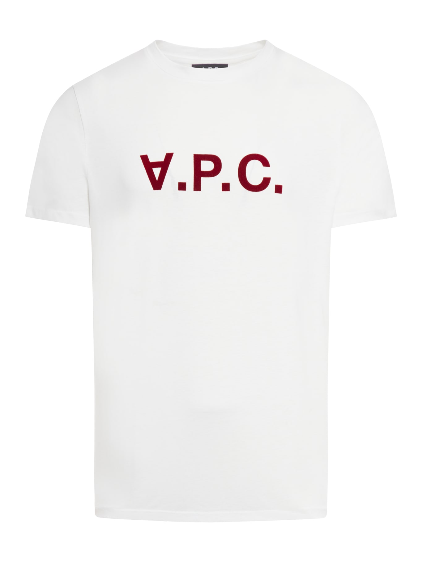 Shop Apc T-shirt Vpc Color H In Tab Blanc Rouge