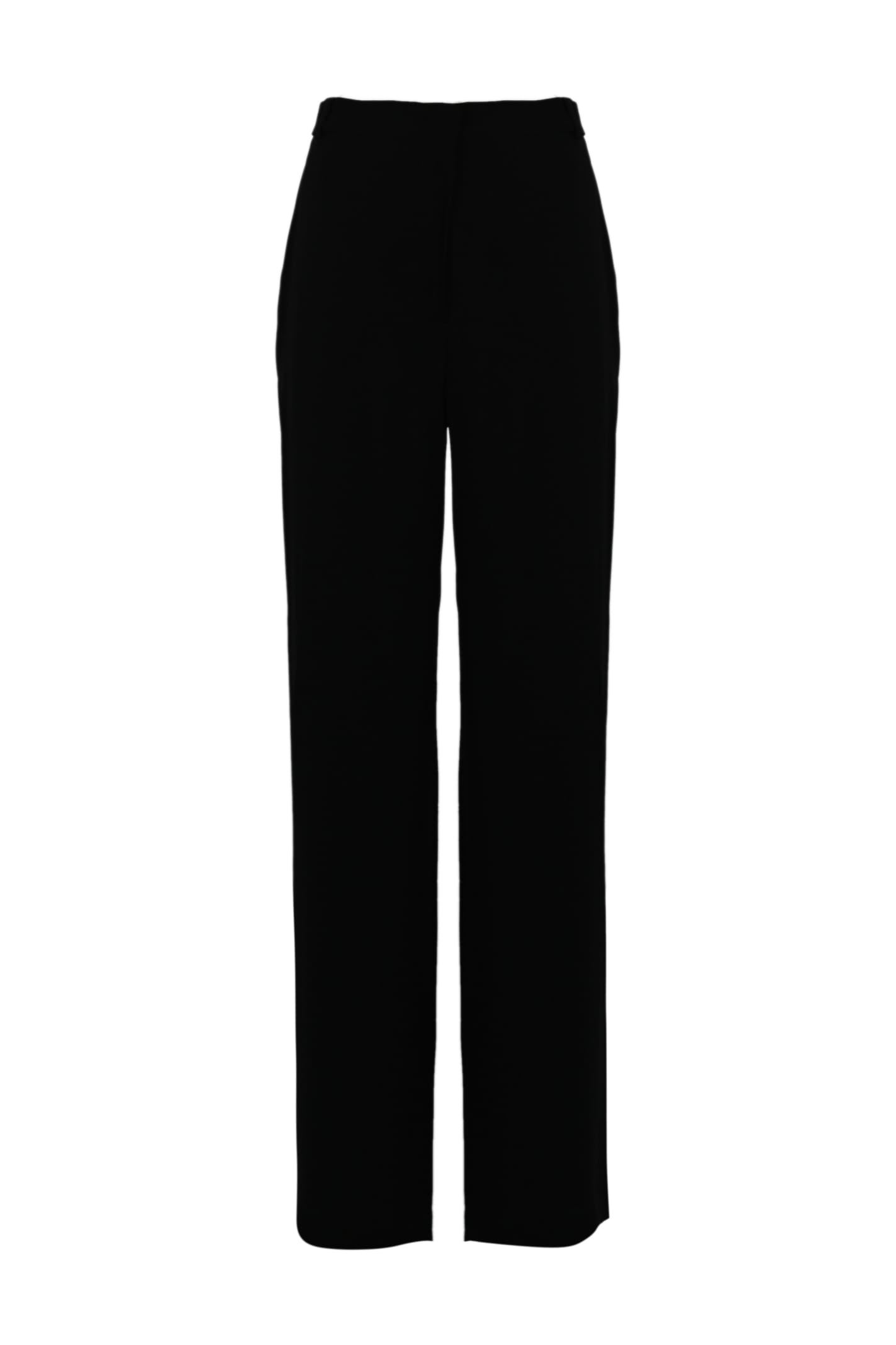 Max Mara Quero Cady Trousers In Nero