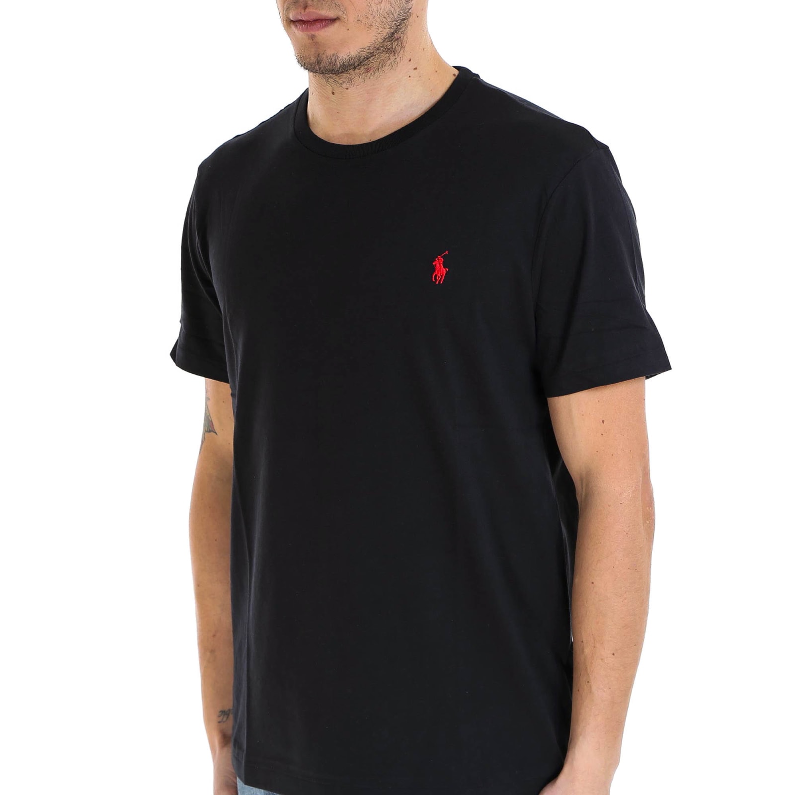 Shop Polo Ralph Lauren T-shirt In Rl Black