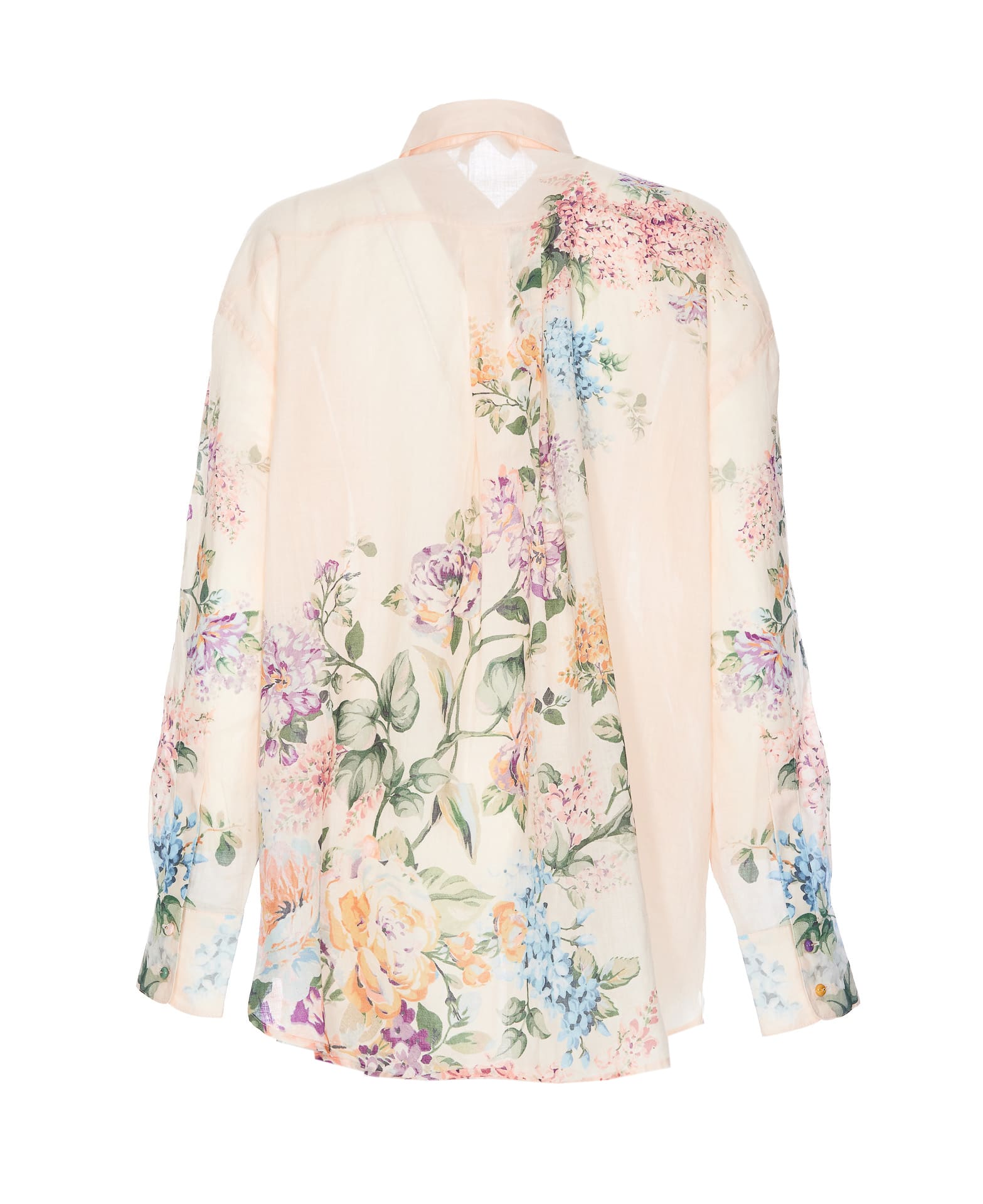 Shop Zimmermann Halliday Relaxed Shirt In White