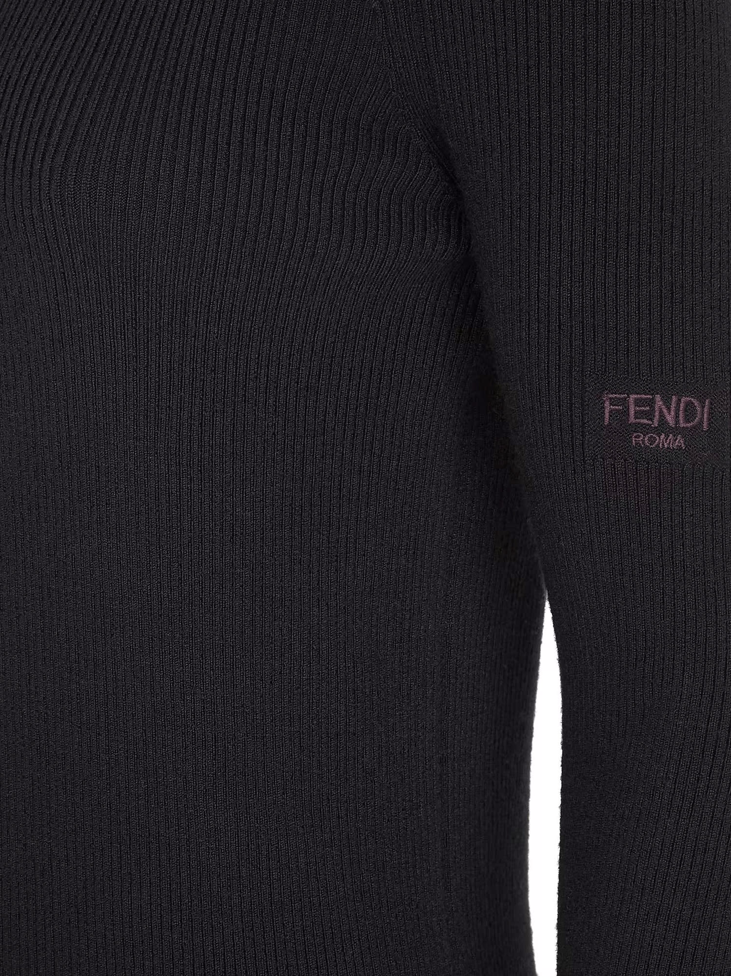 Shop Fendi Dress In Black