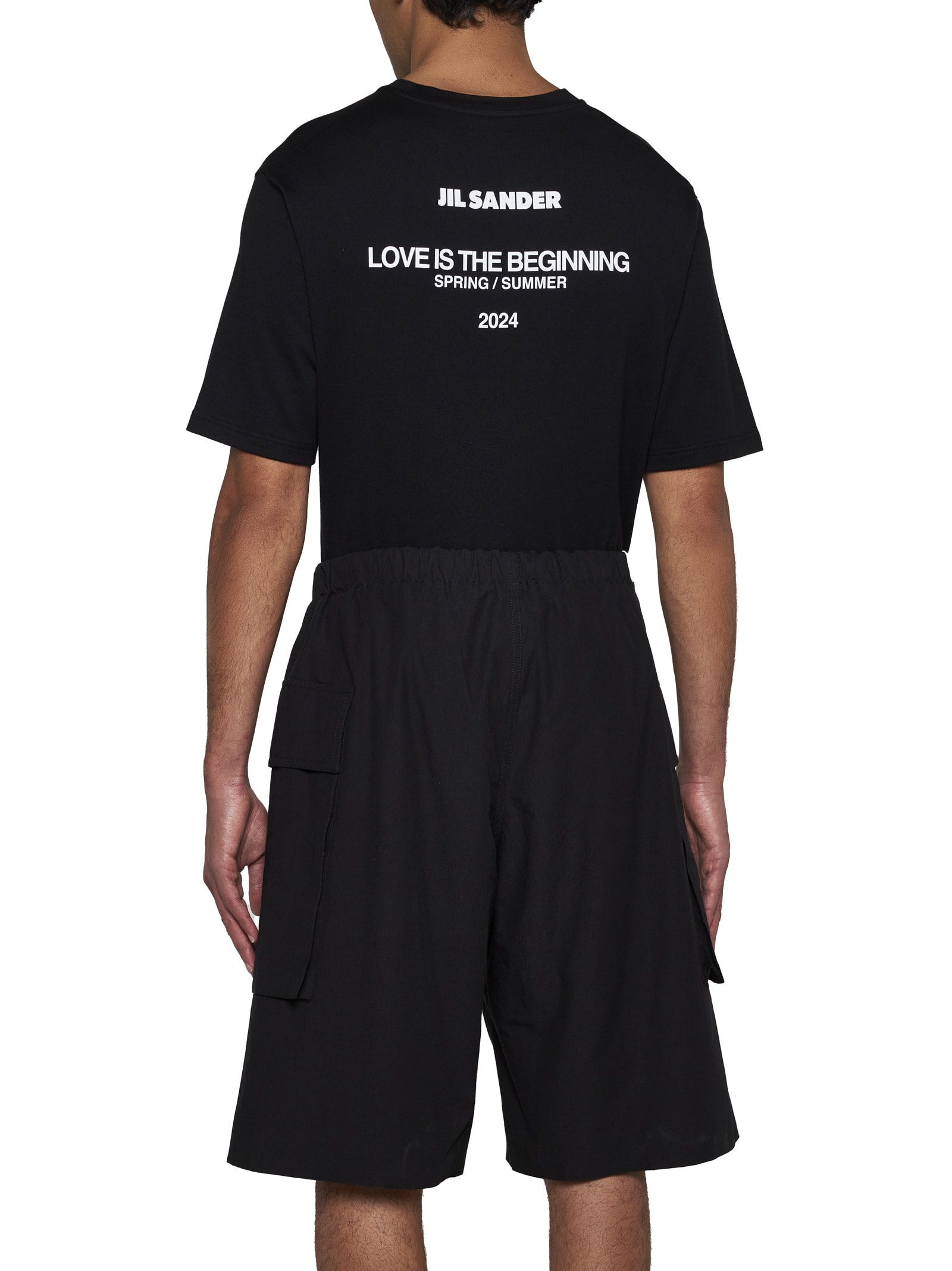 Shop Jil Sander Shorts In Black