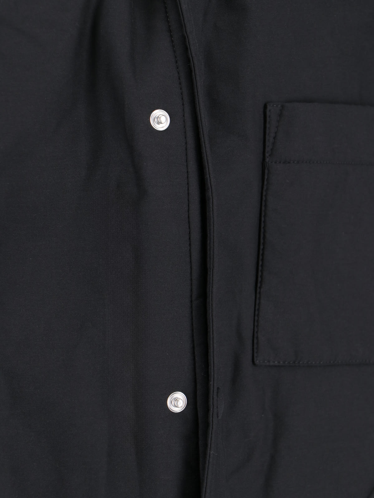 Shop Off-white Overshirt In Black